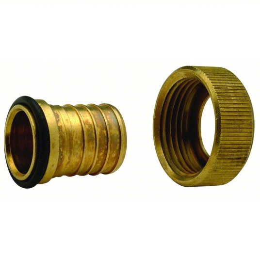 Zurn Pipe Adapter, 3/4 x 1 in, Barb, PEX-B, Brass