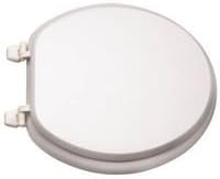 Mintcraft Toilet Seat Rnd Wood White T-17WM-3L