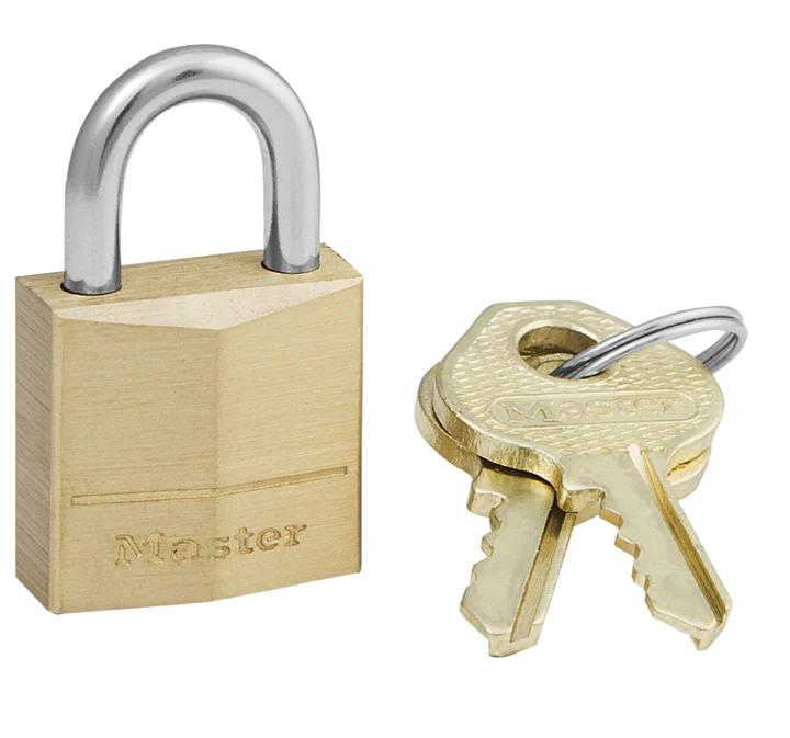 Master Lock Solid Brass Body Padlock - 120D