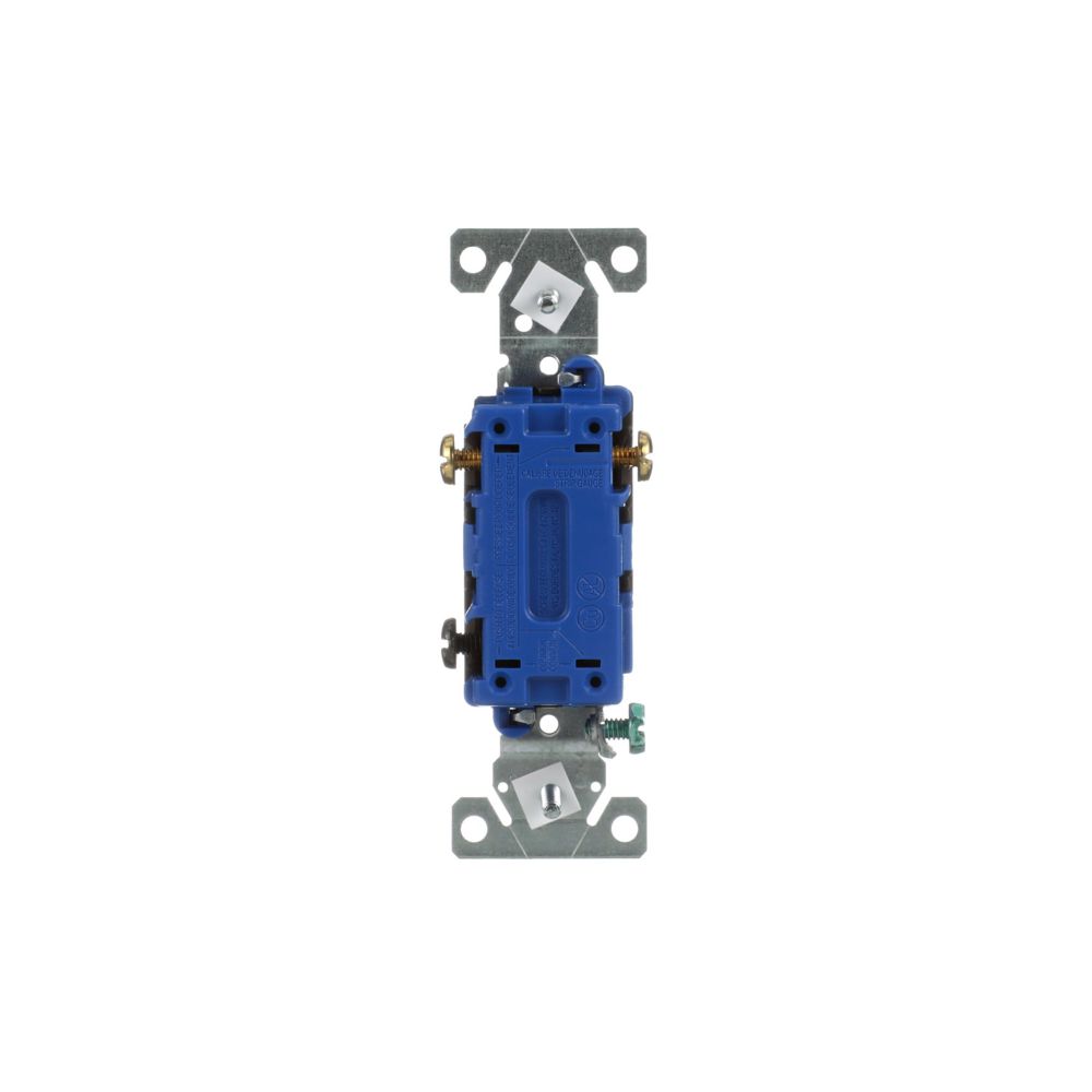 Eaton Brown Quiet Toggle Wall Light Switch 3-WAY 15A 120V Bulk 1303-7B