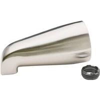 Plumb Pak Pp825-30 Bathtub Spout, 12.03 In L, 3/4 In Connection, Ips, Chrome-Plated, For: 1/2 In Or 3/4 In Pipe