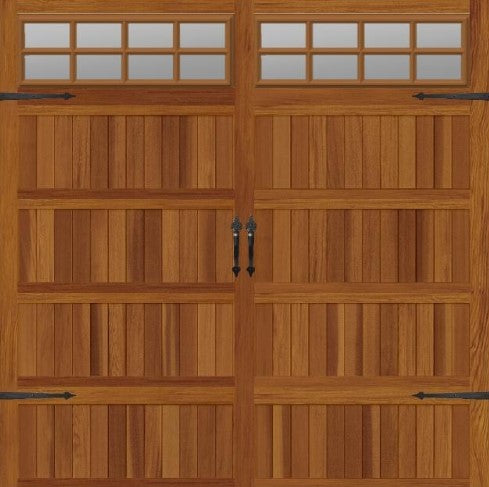 CHI 5983 8’x8’ Carriage House steel two sided insulated Stockton glass Stockton glass -- Door #202
