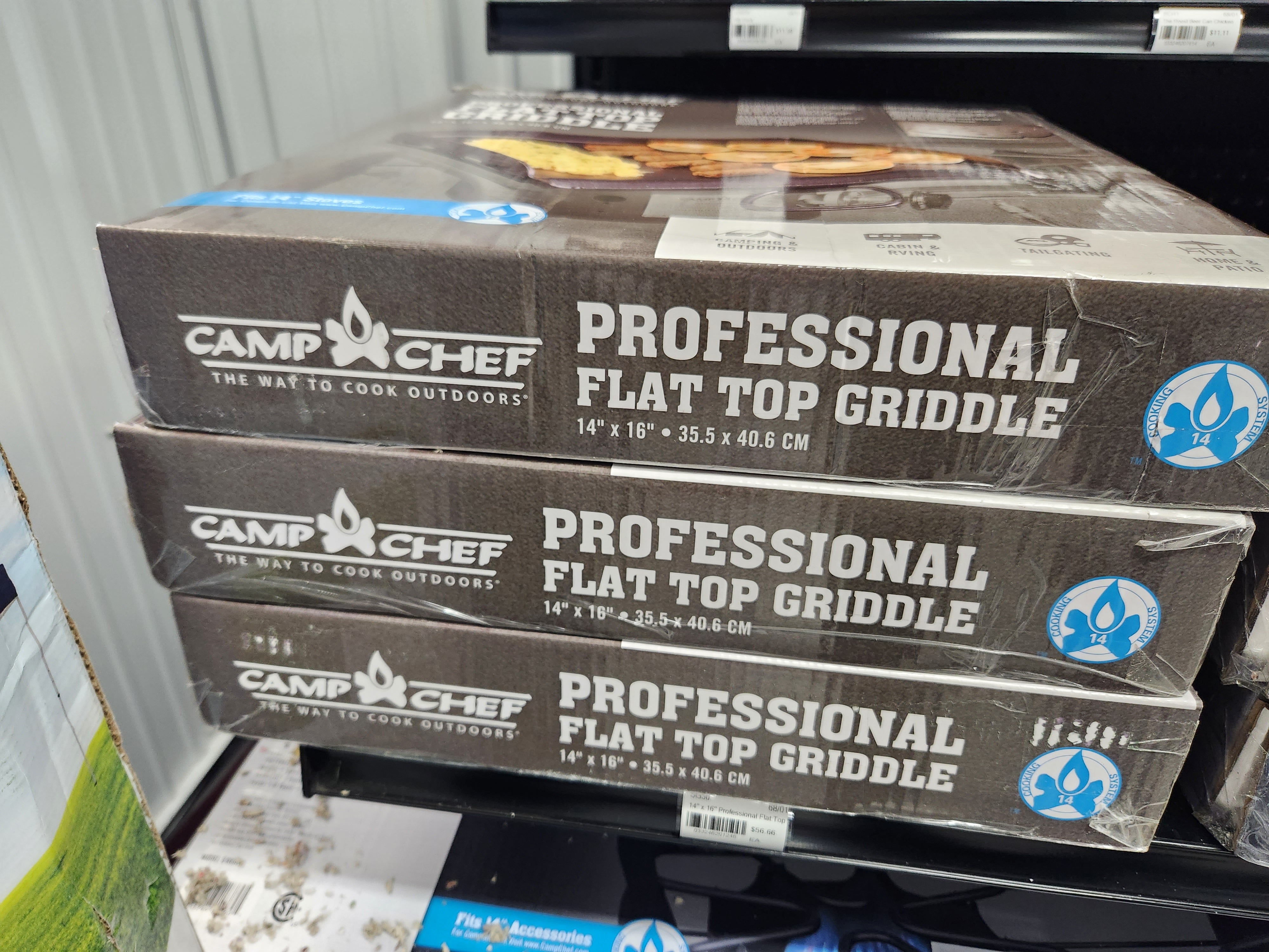 Camp Chef Professional Flat Top Griddle 14" x 16"