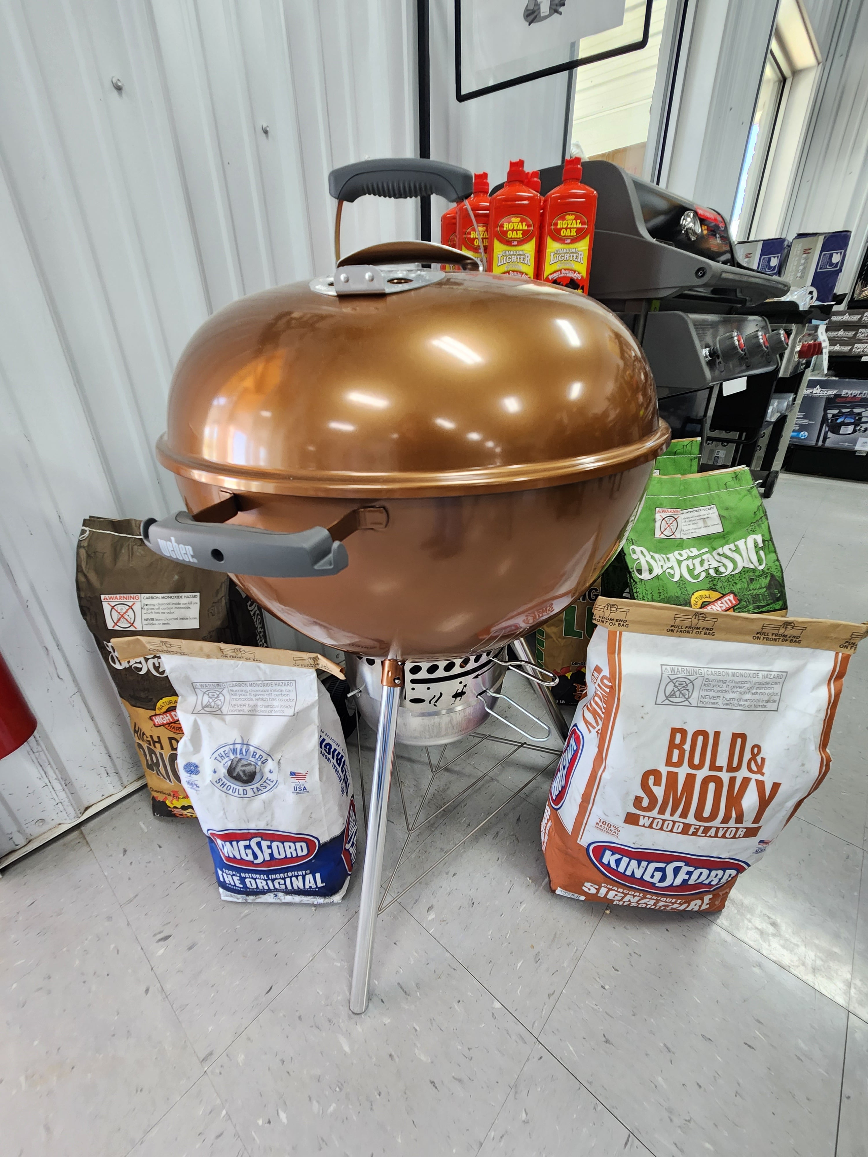 WEBER Premium Kettle Grill