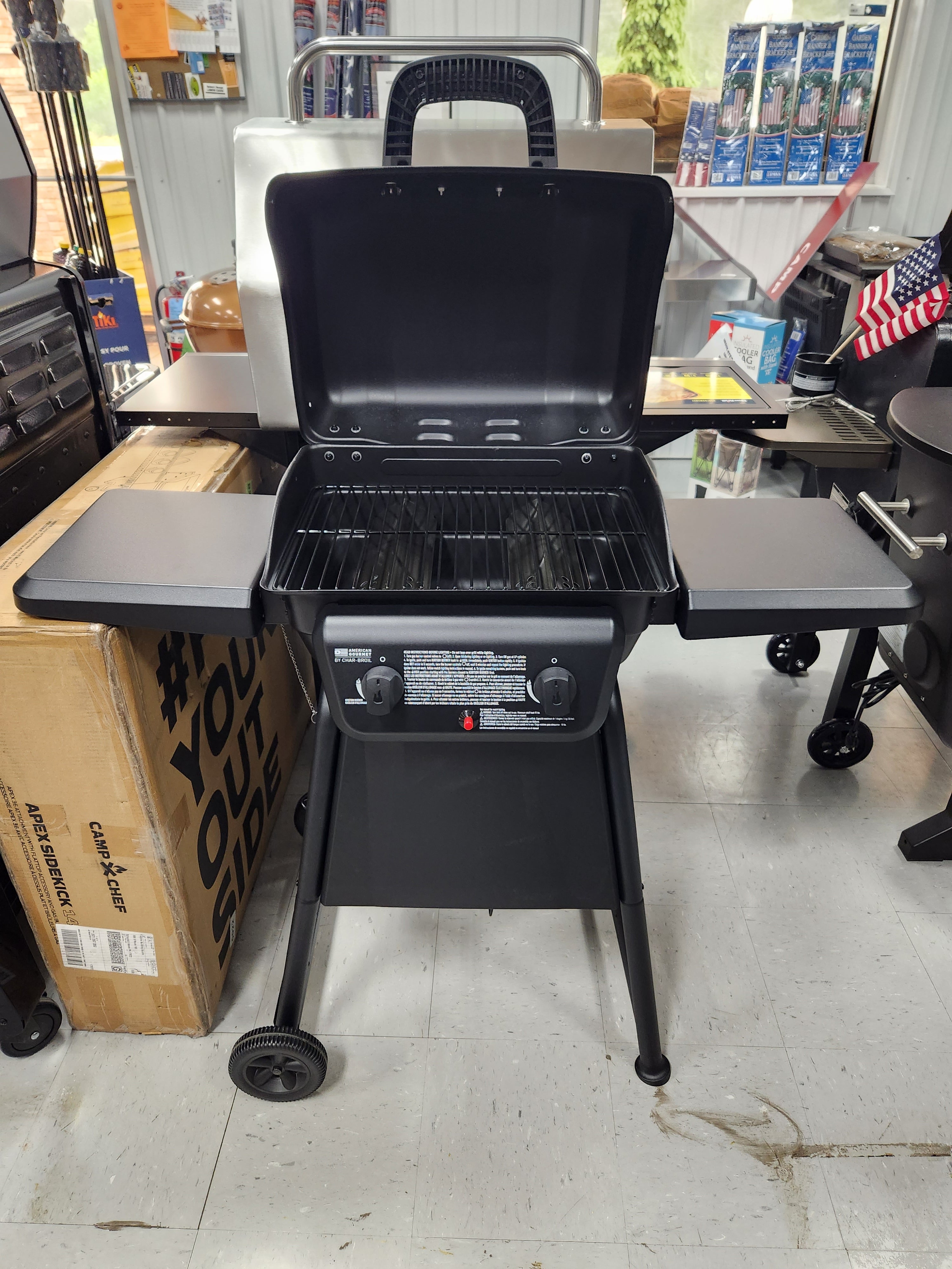 American Gourmet Black 2-Burner Liquid Propane Gas Grill