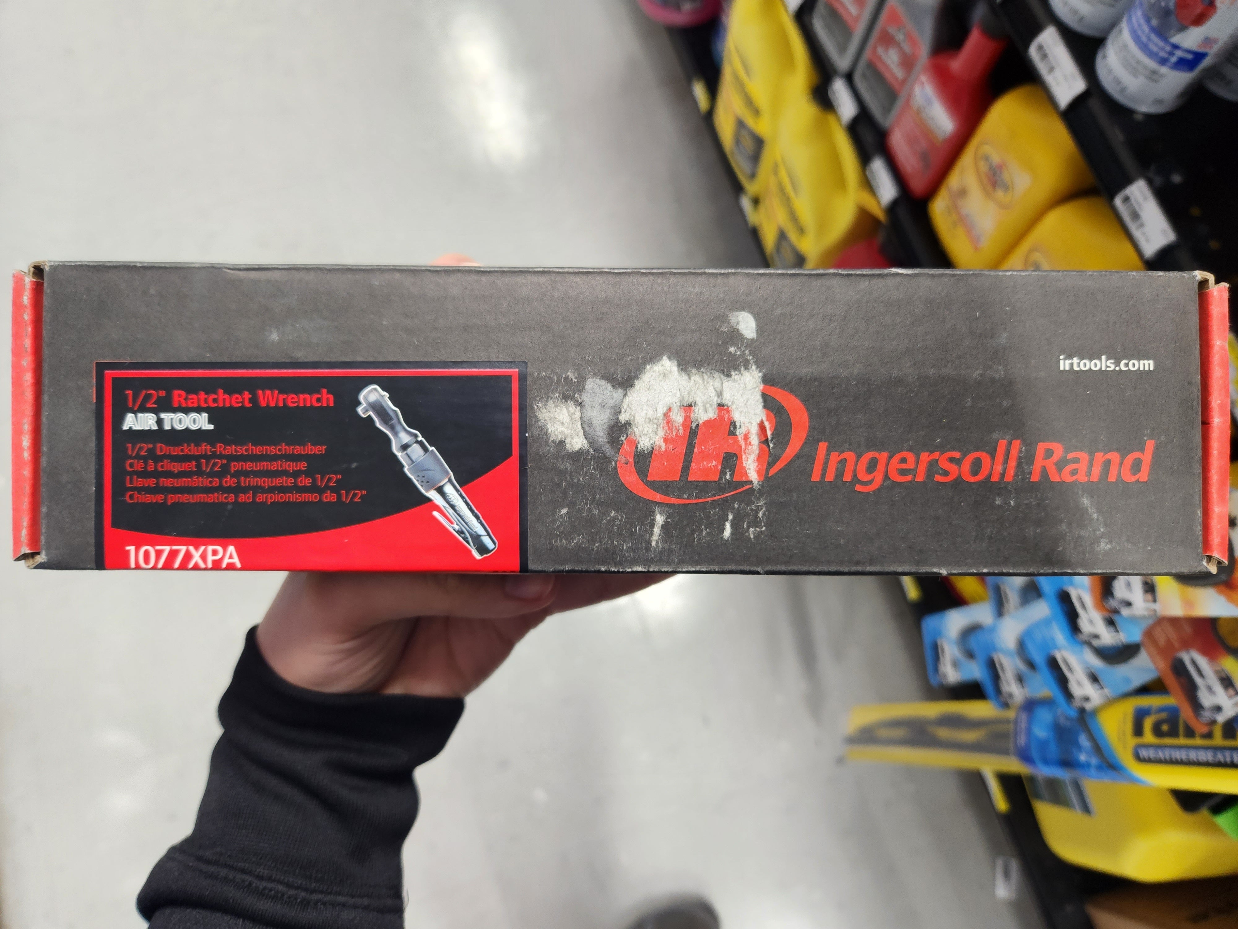 Ingersoll Rand 1077XPA 1/2" Drive Air Ratchet Wrench, 73 ft-lb Max. Torque, 160 RPM