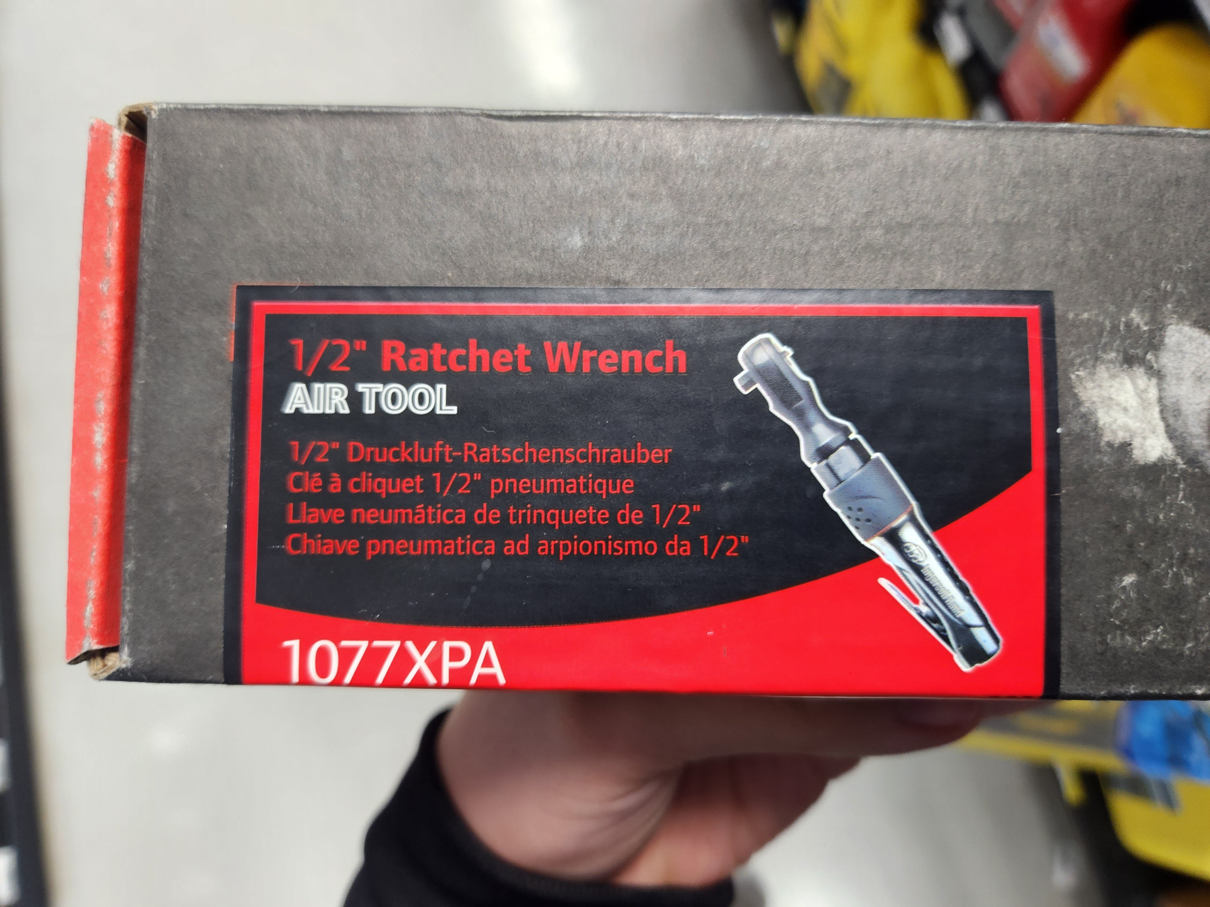 Ingersoll Rand 1077XPA 1/2" Drive Air Ratchet Wrench, 73 ft-lb Max. Torque, 160 RPM