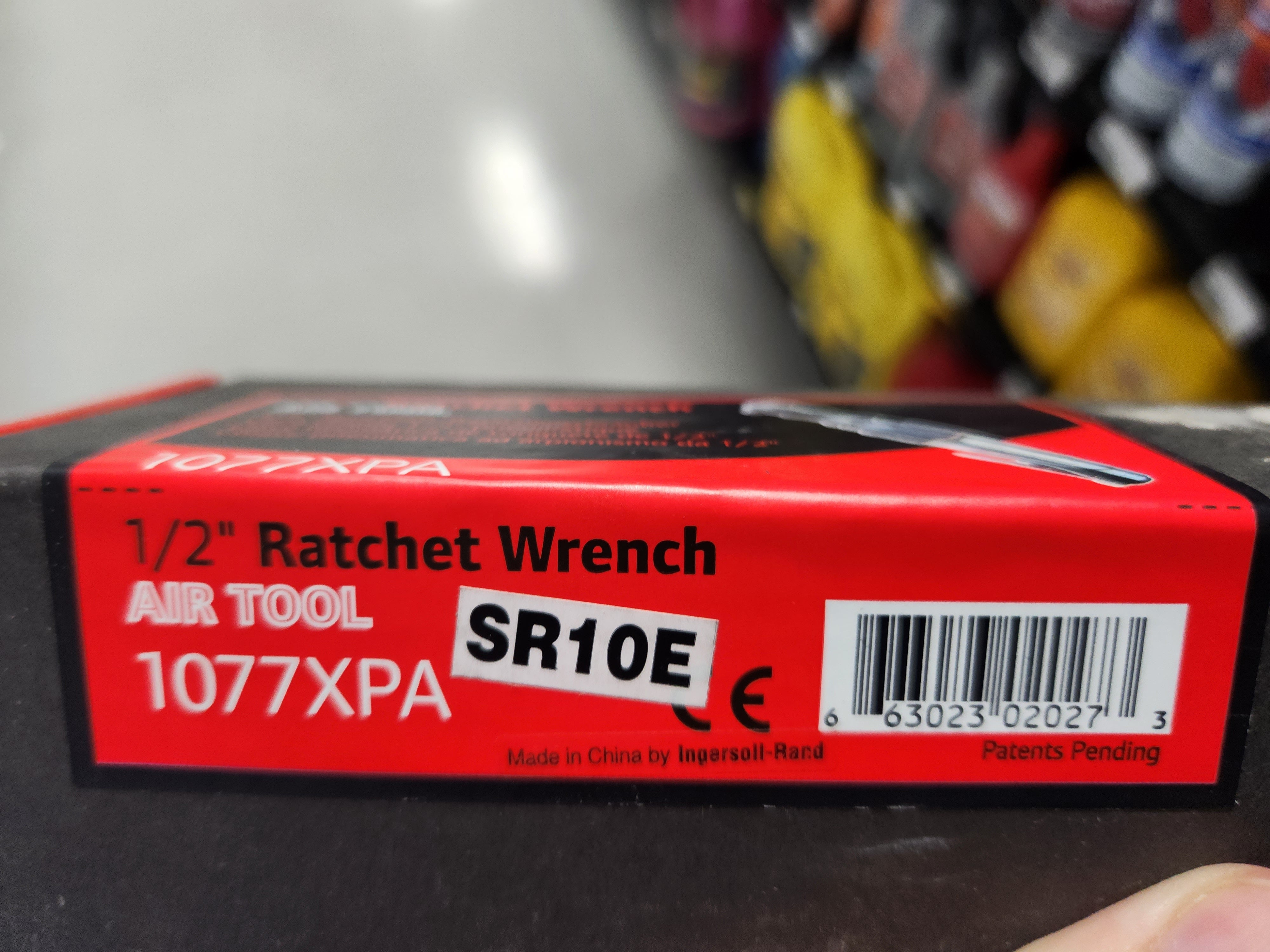 Ingersoll Rand 1077XPA 1/2" Drive Air Ratchet Wrench, 73 ft-lb Max. Torque, 160 RPM