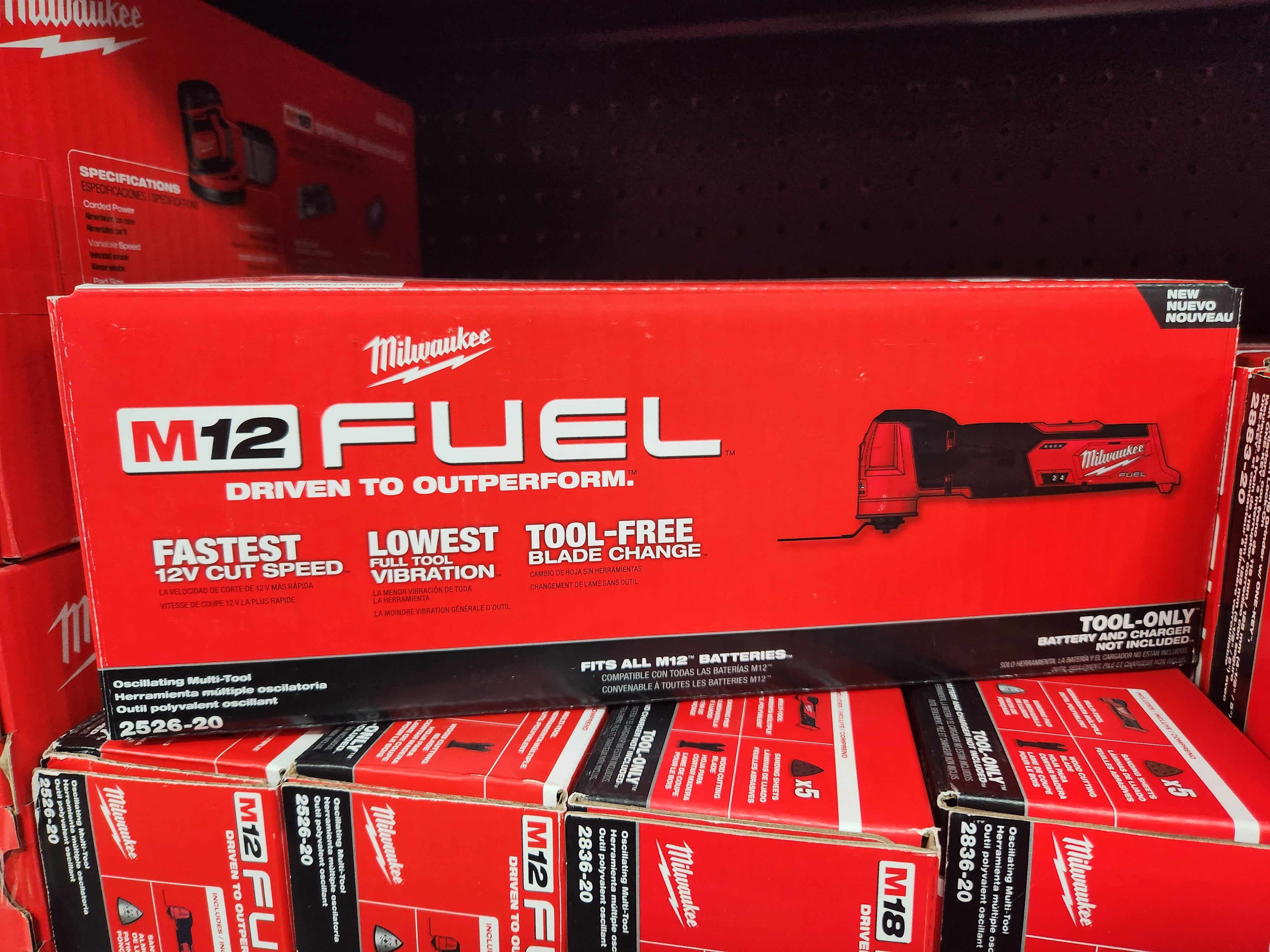 Milwaukee M12 FUEL™ Oscillating Multi-Tool 2526-20
