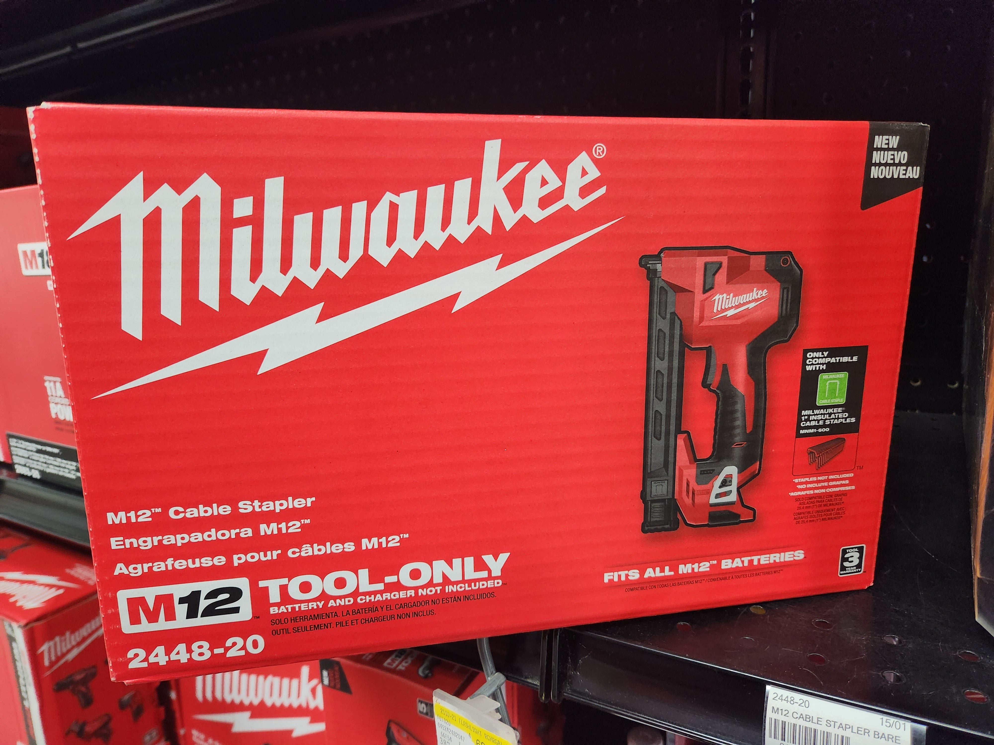 Milwaukee M12™ Cable Stapler 2448-20