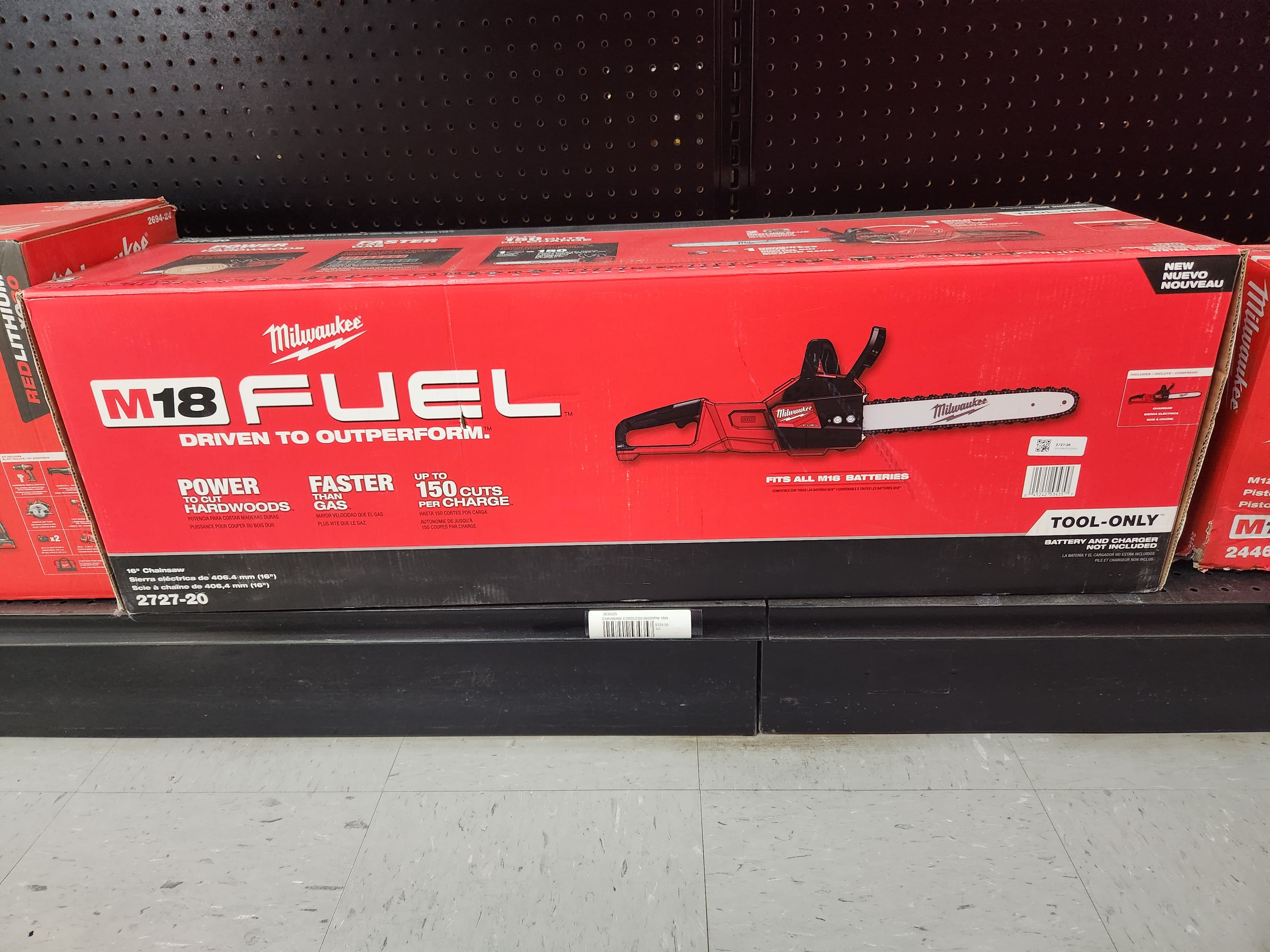 Milwaukee M18 FUEL™ 16" Chainsaw (Tool Only) 2727-20
