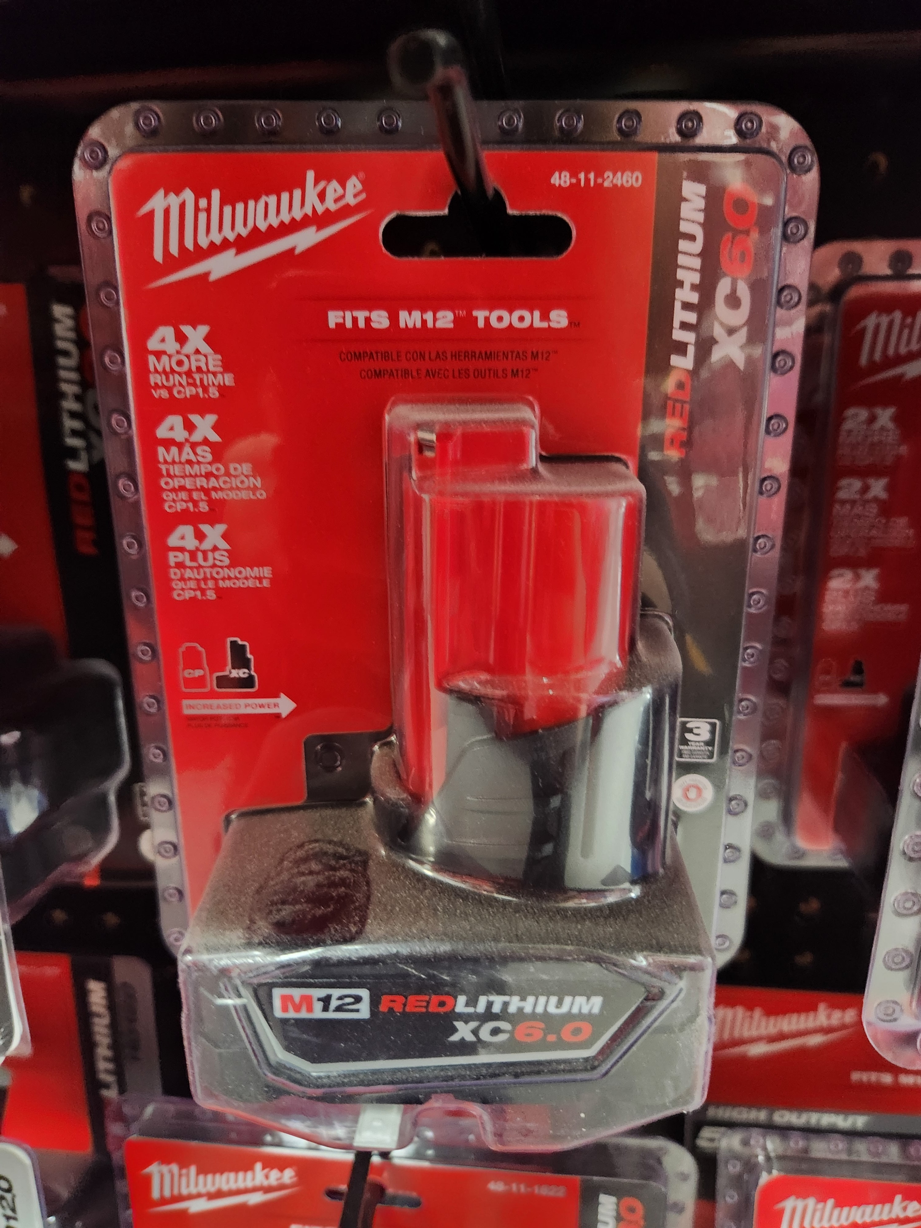 Milwaukee M12™ REDLITHIUM™ XC6.0 Battery 48-11-2460