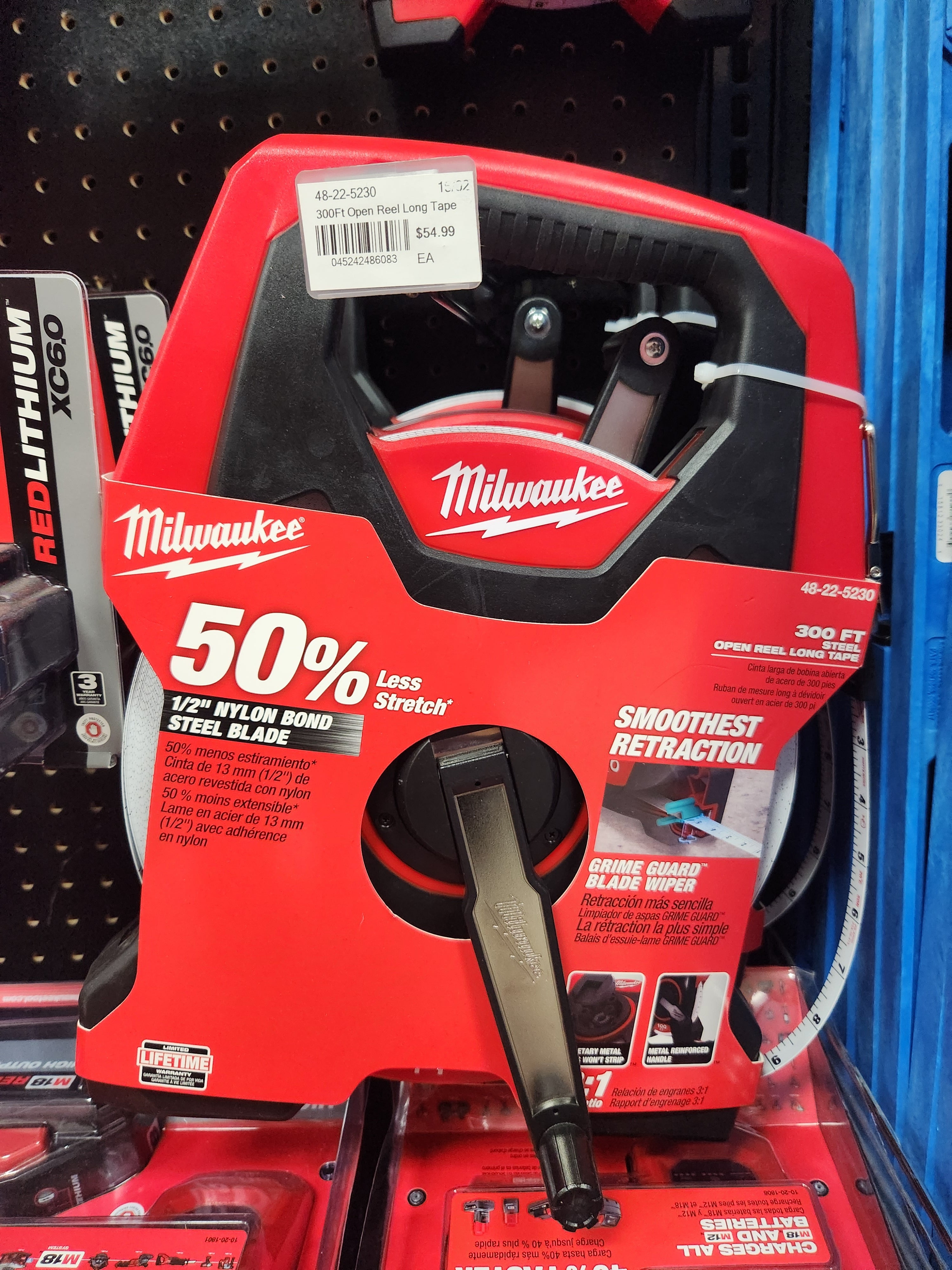 Milwaukee 300Ft Open Reel Long Tape 48-22-5230