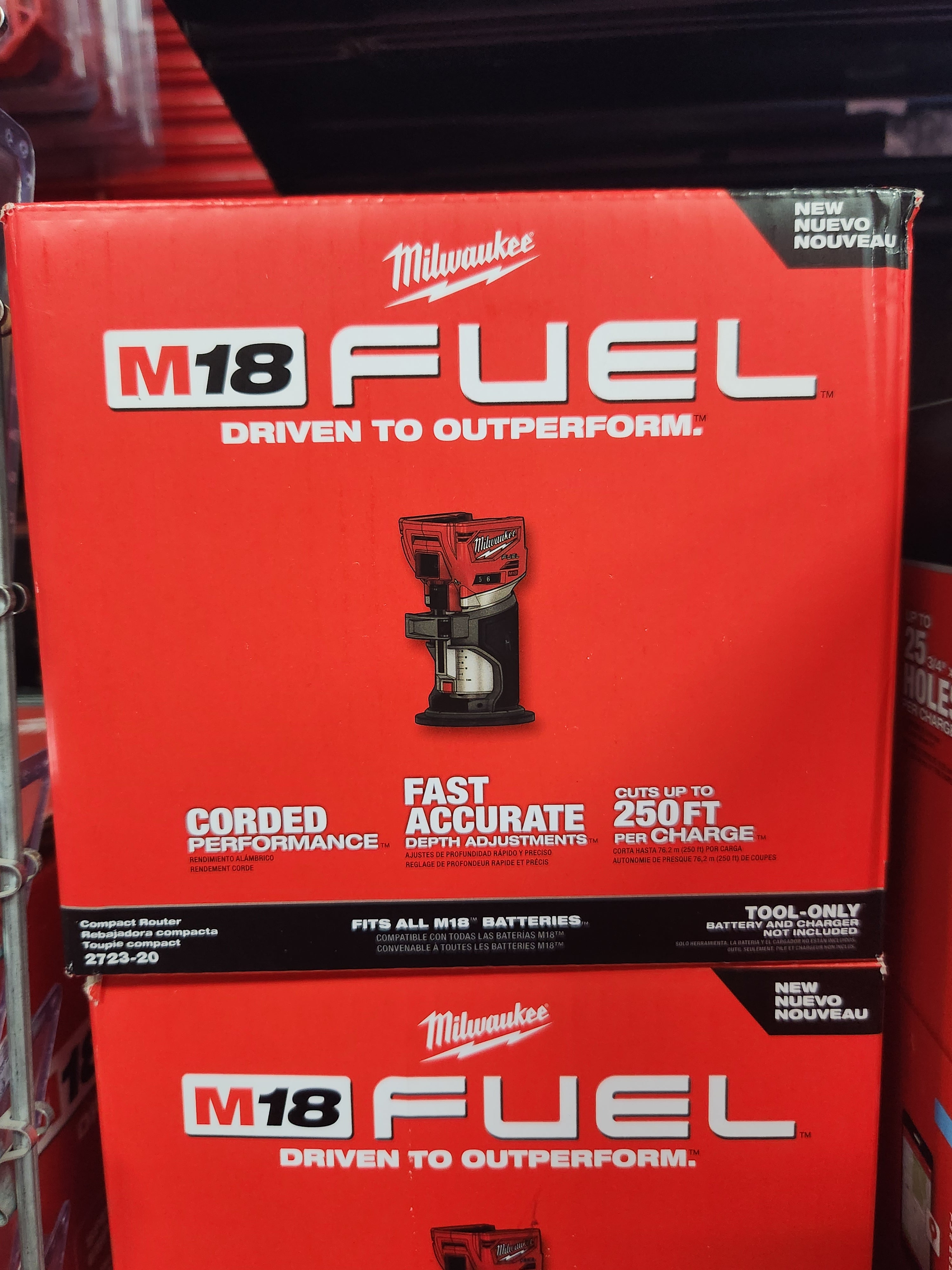 Milwaukee M18 FUEL™ Compact Router -- 2723-20