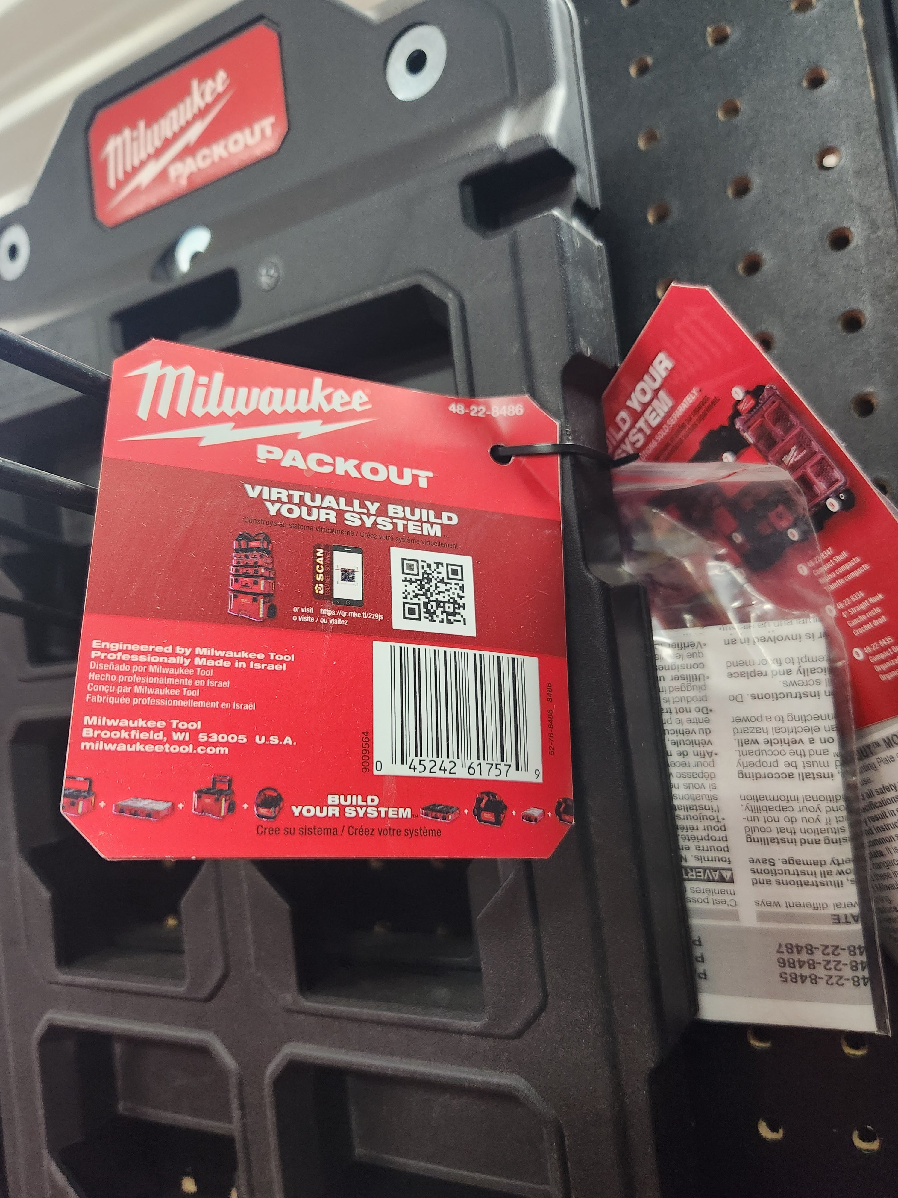 Milwaukee PACKOUT™ Compact Wall Plate 48-22-8486