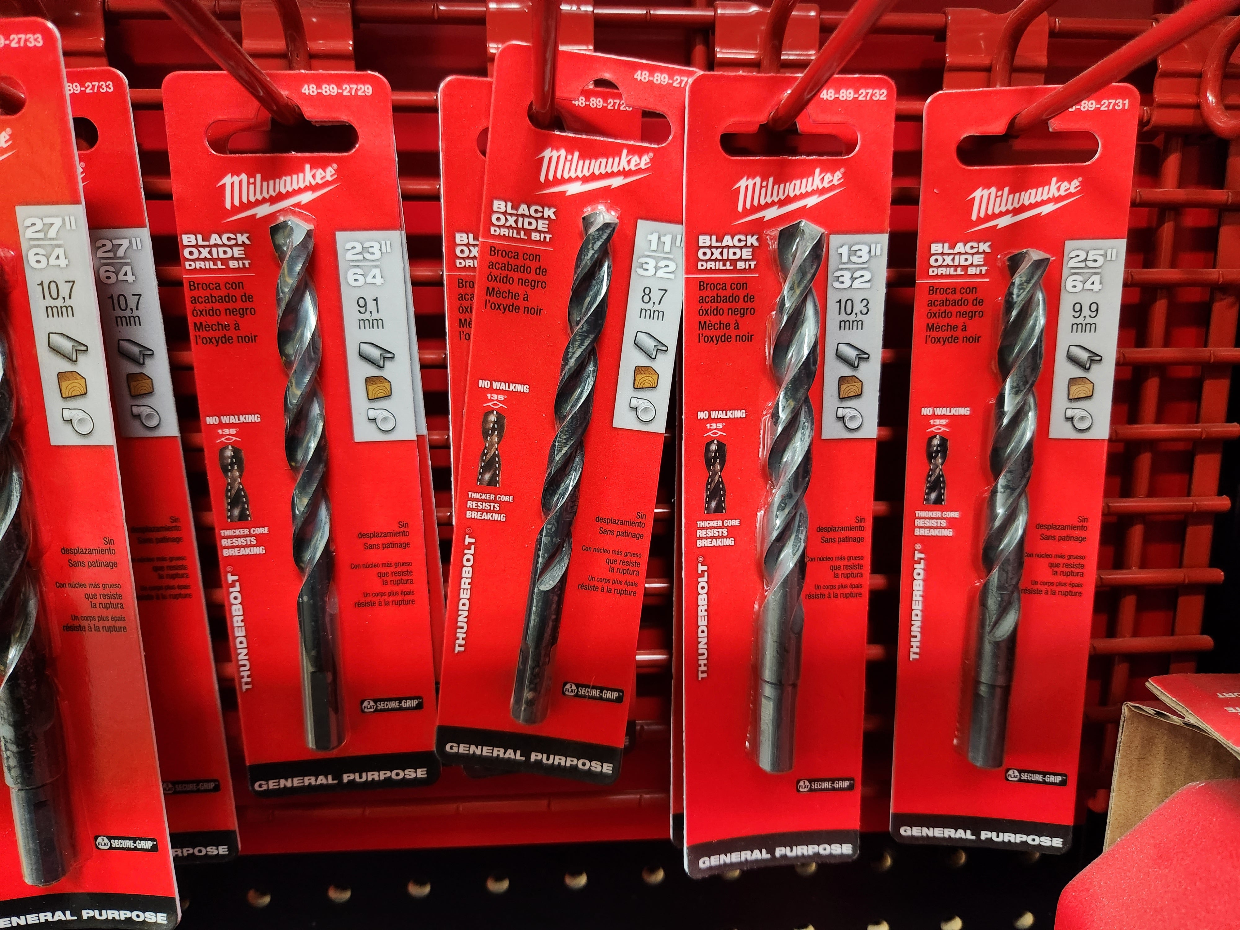 Milwaukee THUNDERBOLT® Black Oxide Drill Bits