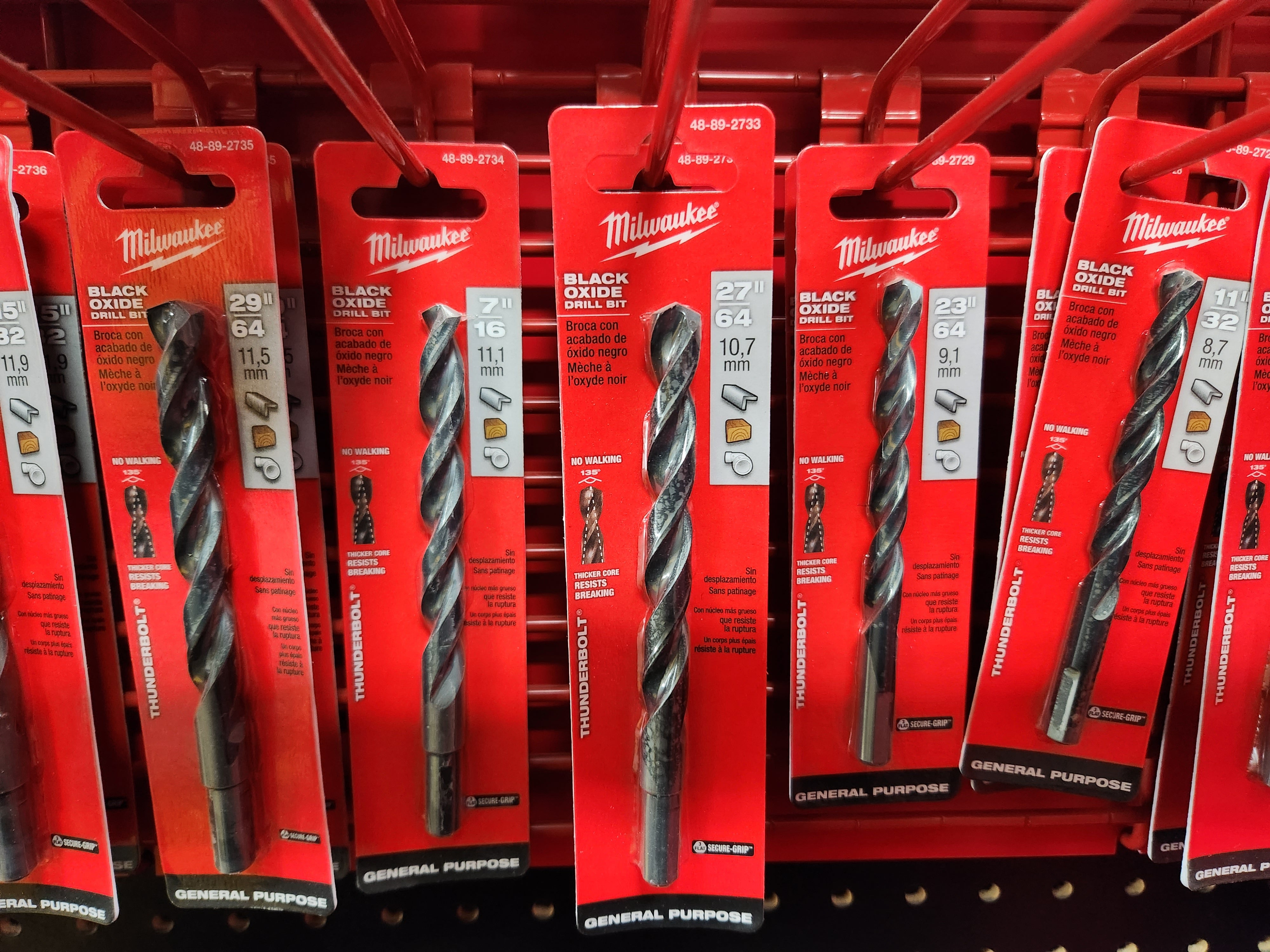 Milwaukee THUNDERBOLT® Black Oxide Drill Bits