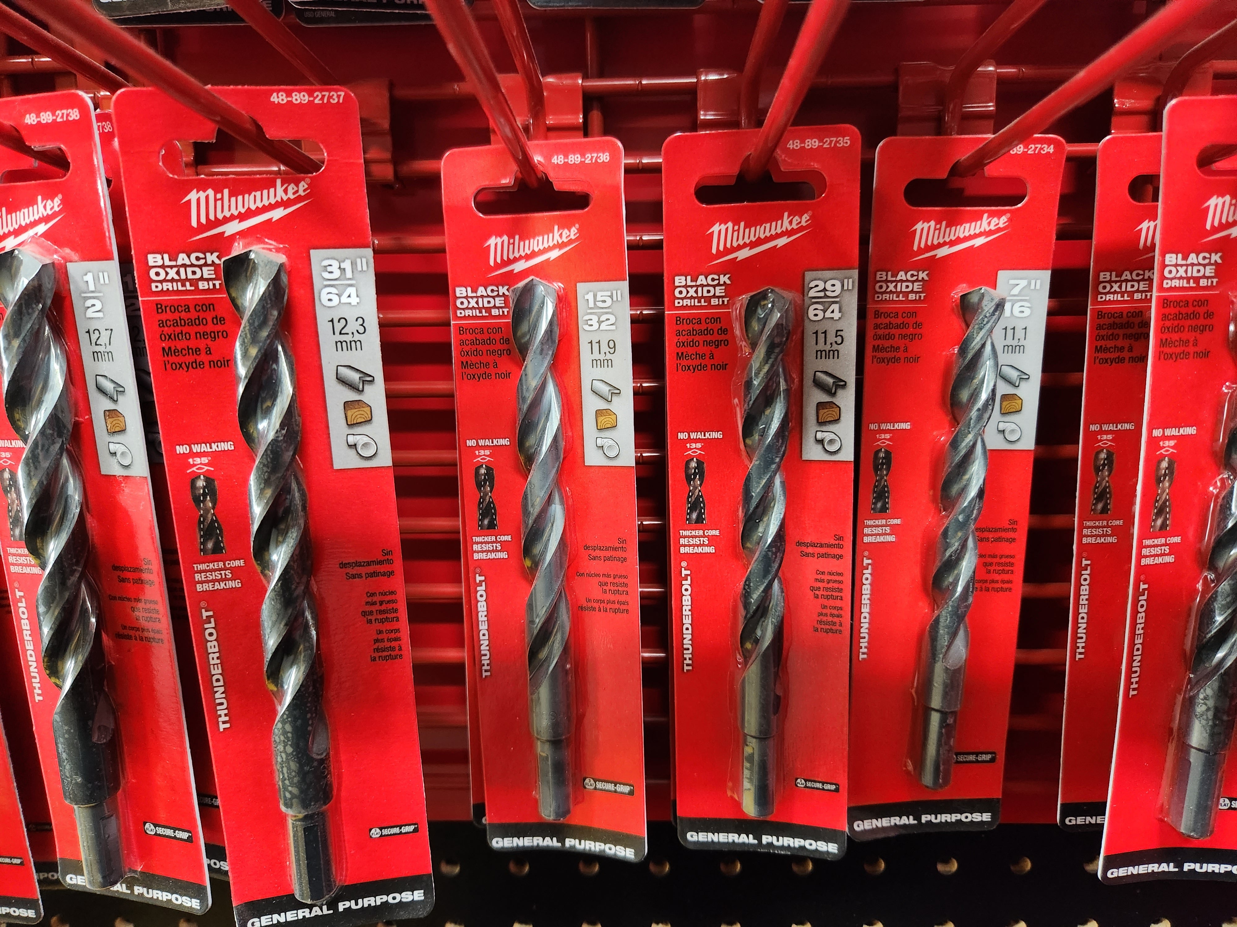 Milwaukee THUNDERBOLT® Black Oxide Drill Bits