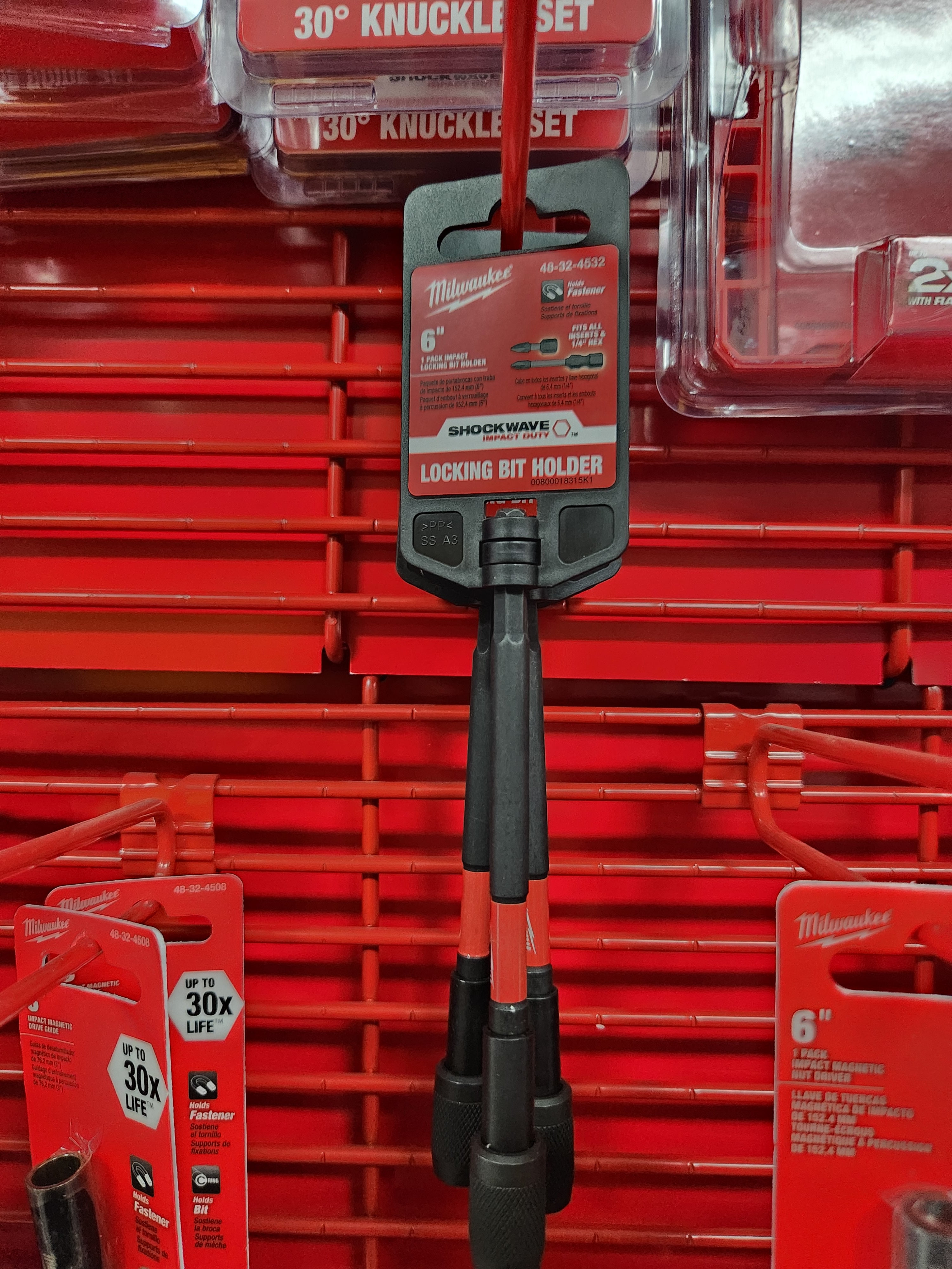 Milwaukee SHOCKWAVE™ 6" Impact Locking Bit Holder -- 48-32-4532