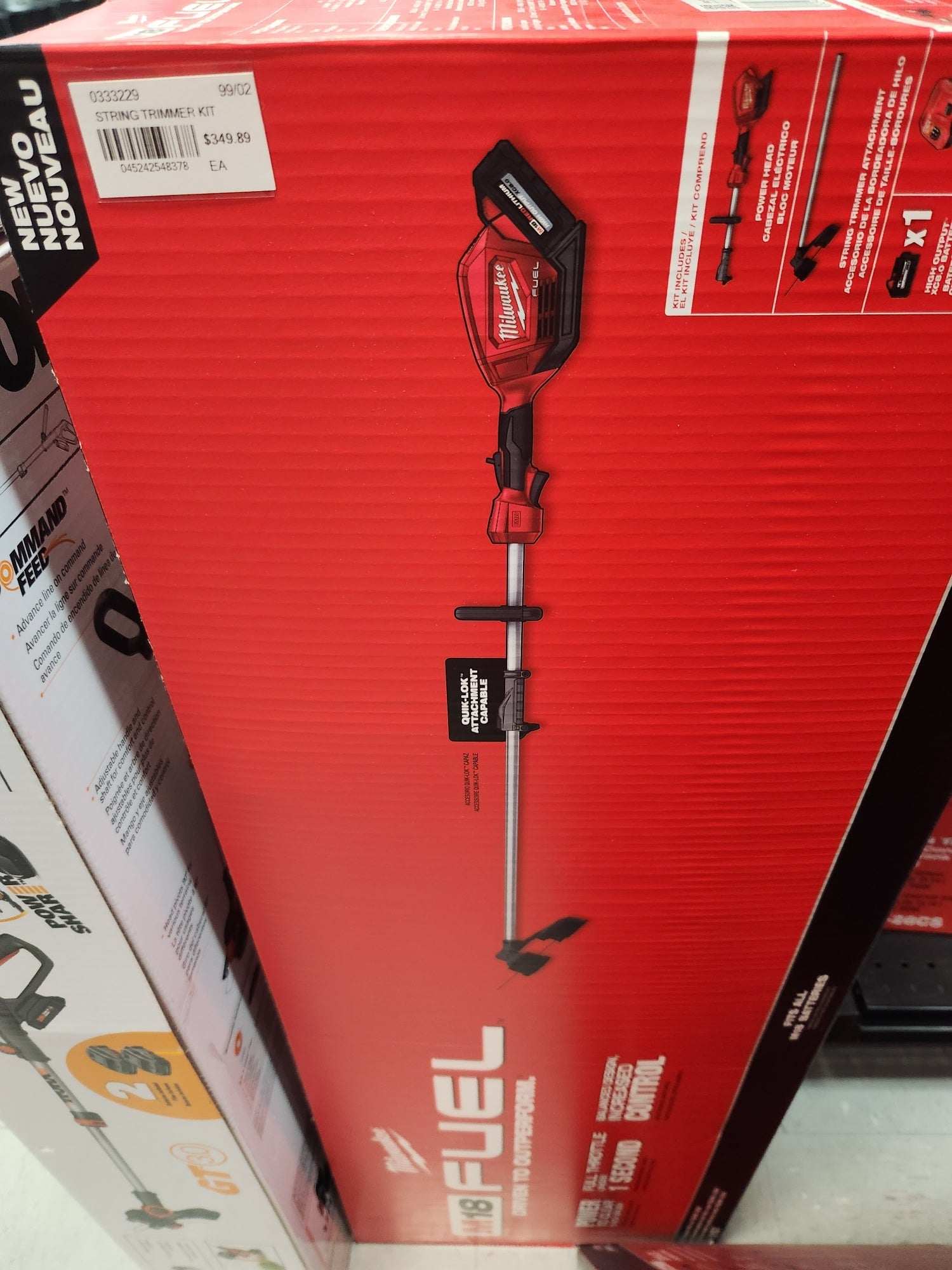 Milwaukee M18 FUEL™ String Trimmer w/ QUIK-LOK™ -- 2825-21ST