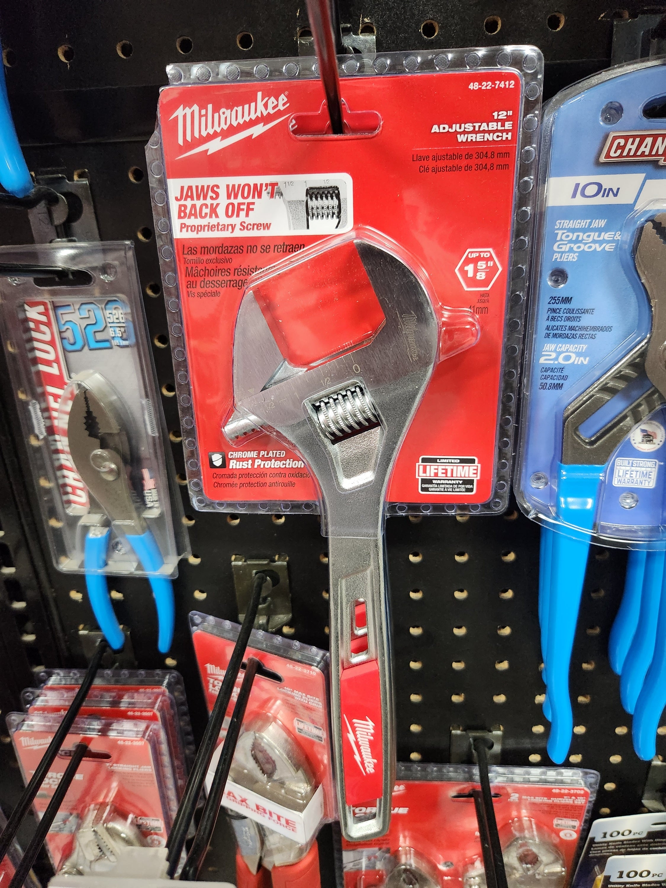Milwaukee 12" Adjustable Wrench -- 48-22-7412