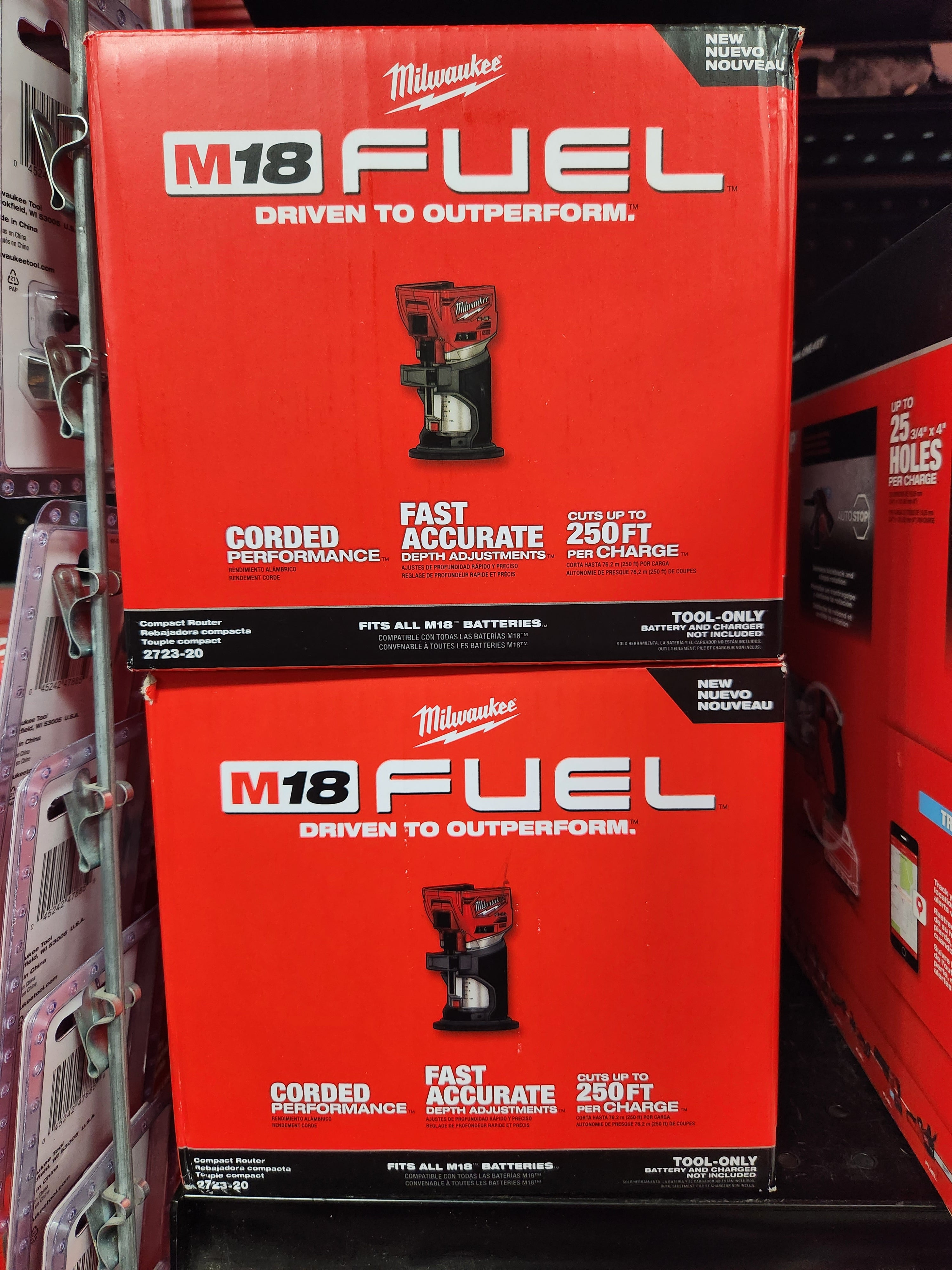 Milwaukee M18 FUEL™ Compact Router -- 2723-20