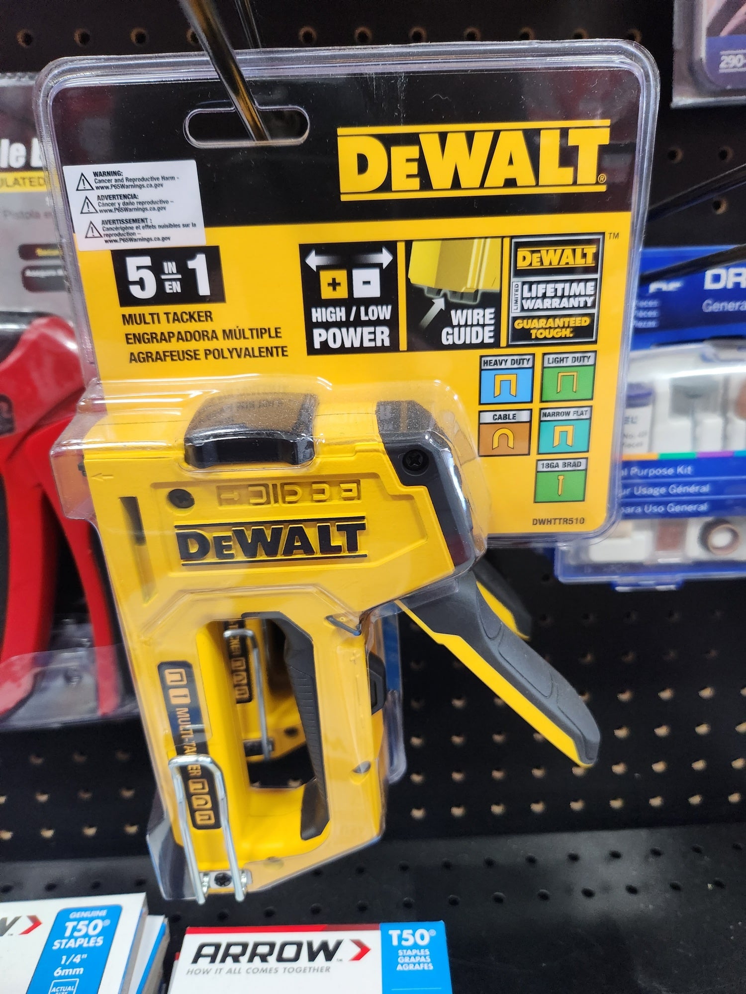 Dewalt 5-in-1 Multi-Tacker Stapler -- DWHTTR510