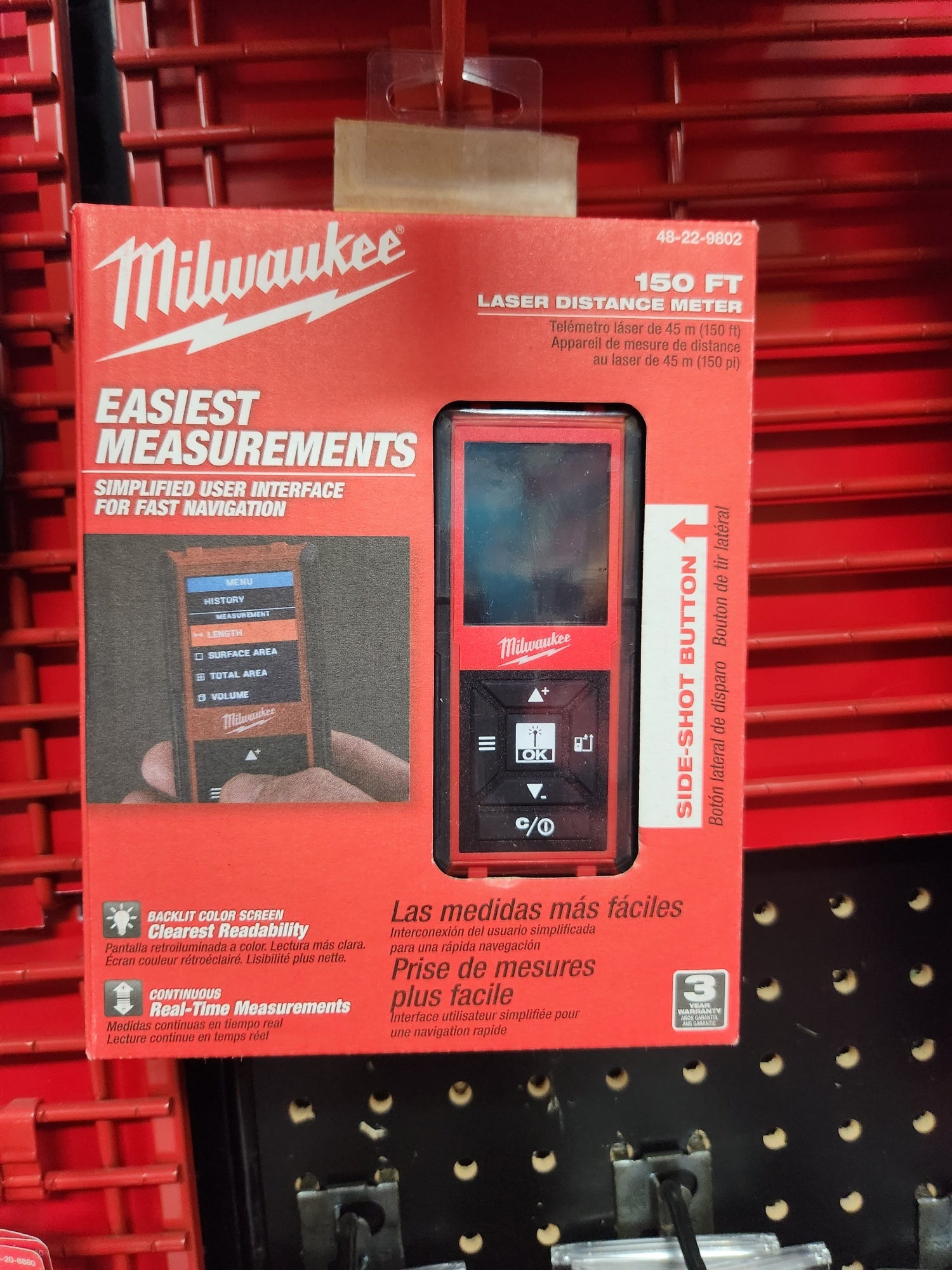 Milwaukee 150' Laser Distance Meter 48-22-9802