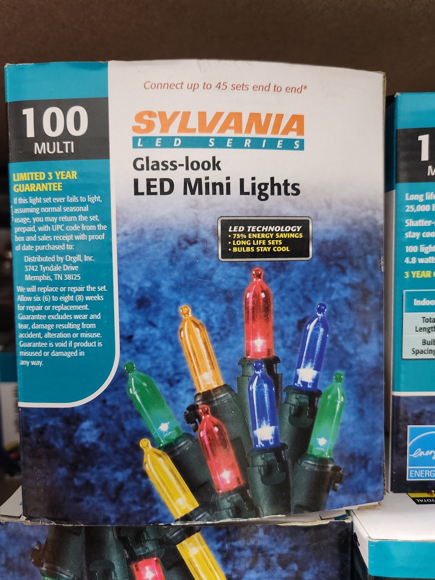 Sylvania LED Series 100 count Glass-Look Multi LED Mini Lights