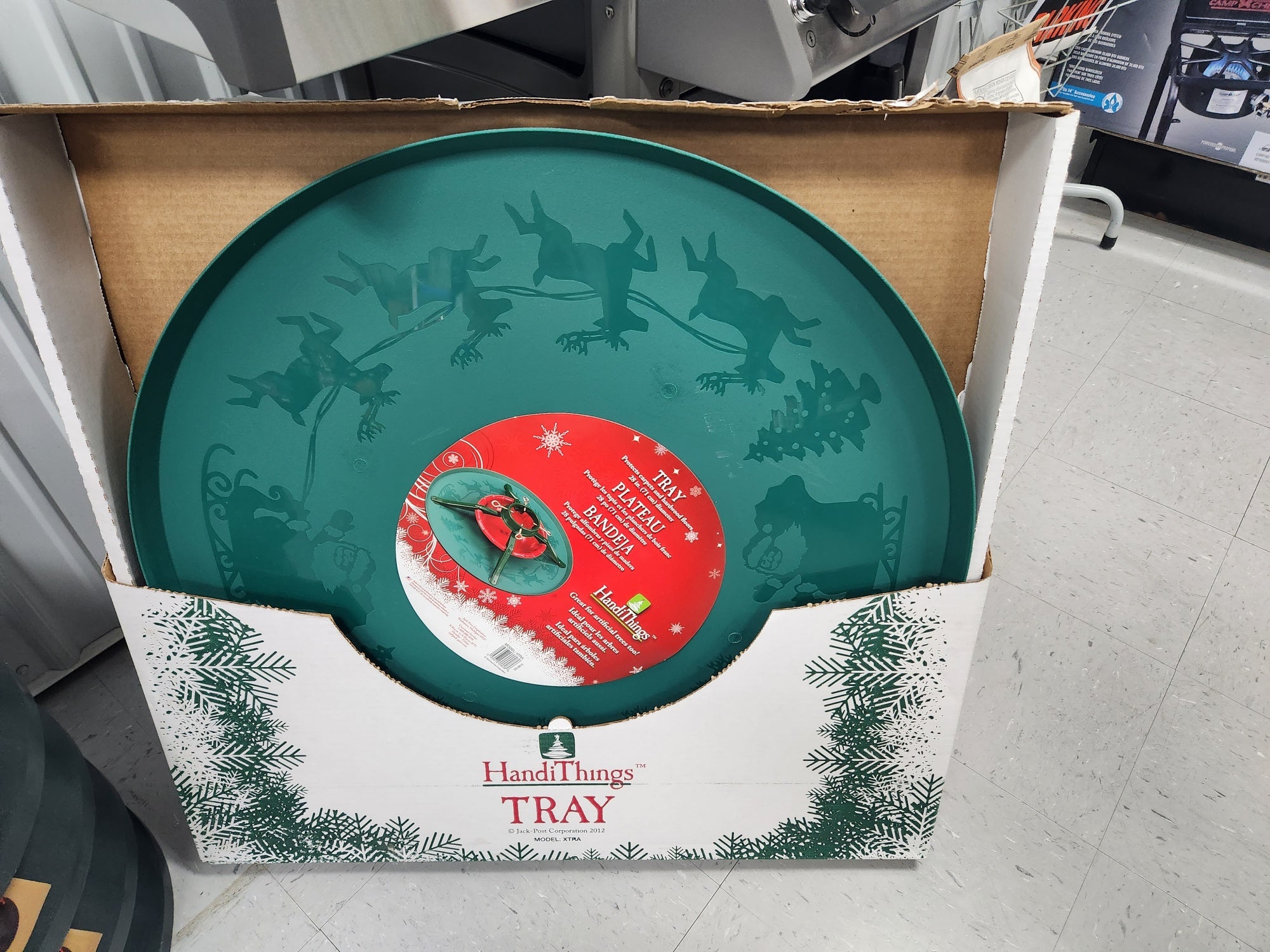 HandiThings Tray -- Christmas Tree Stand Tray -- XTRA