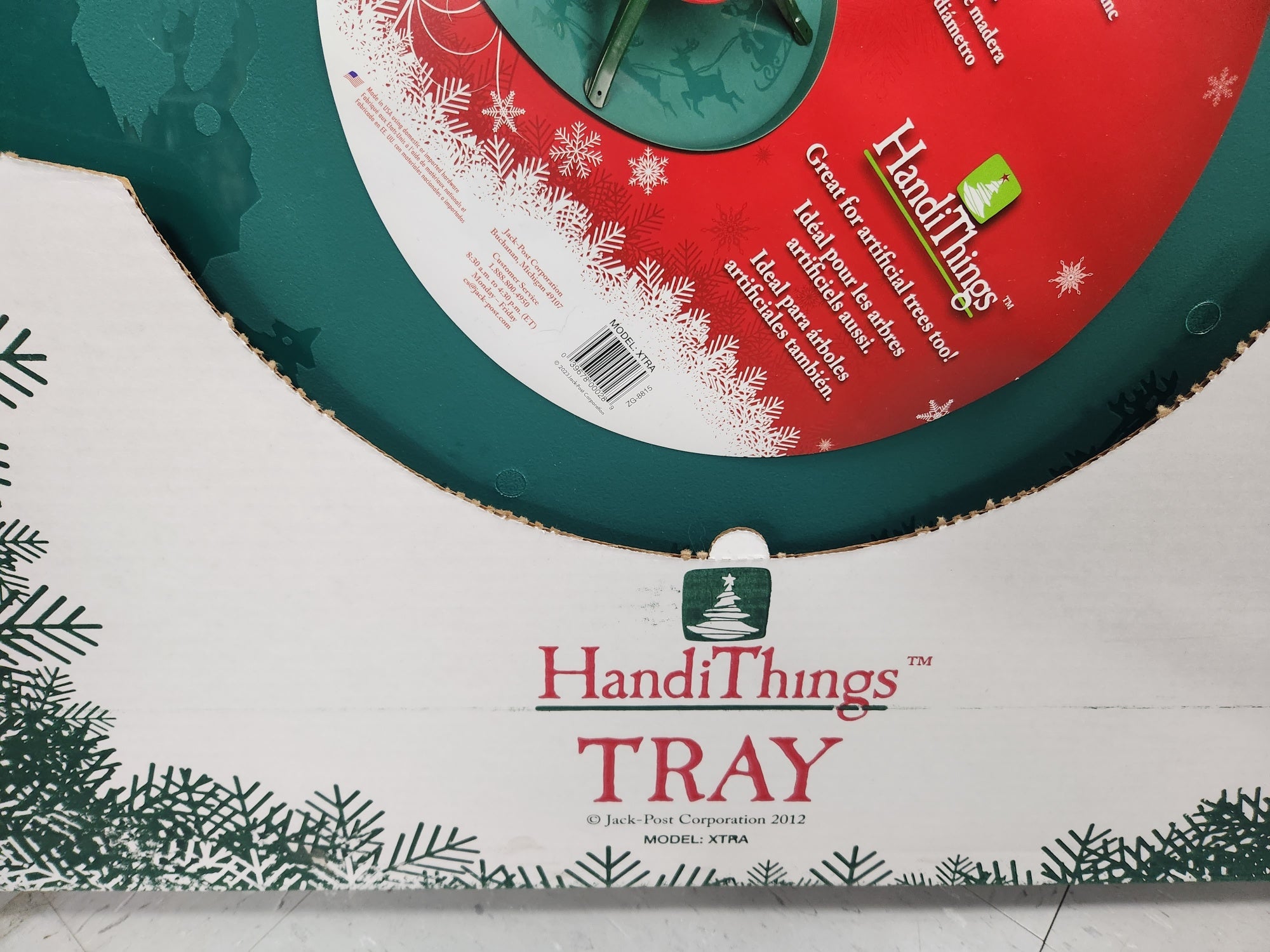 HandiThings Tray -- Christmas Tree Stand Tray -- XTRA