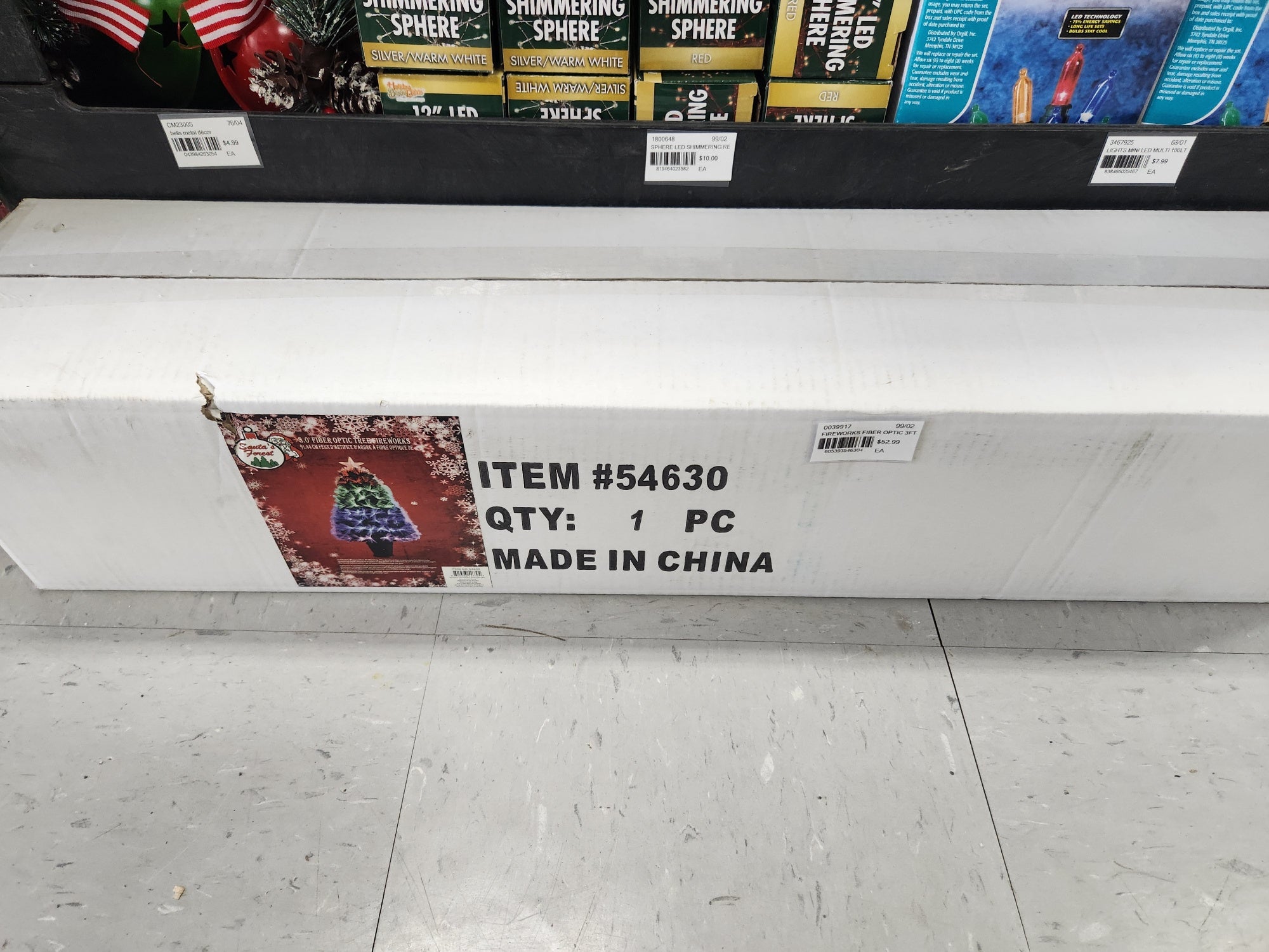 Santas Forest 54630 Christmas Fireworks Fiber Optic Tree, 3 Feet