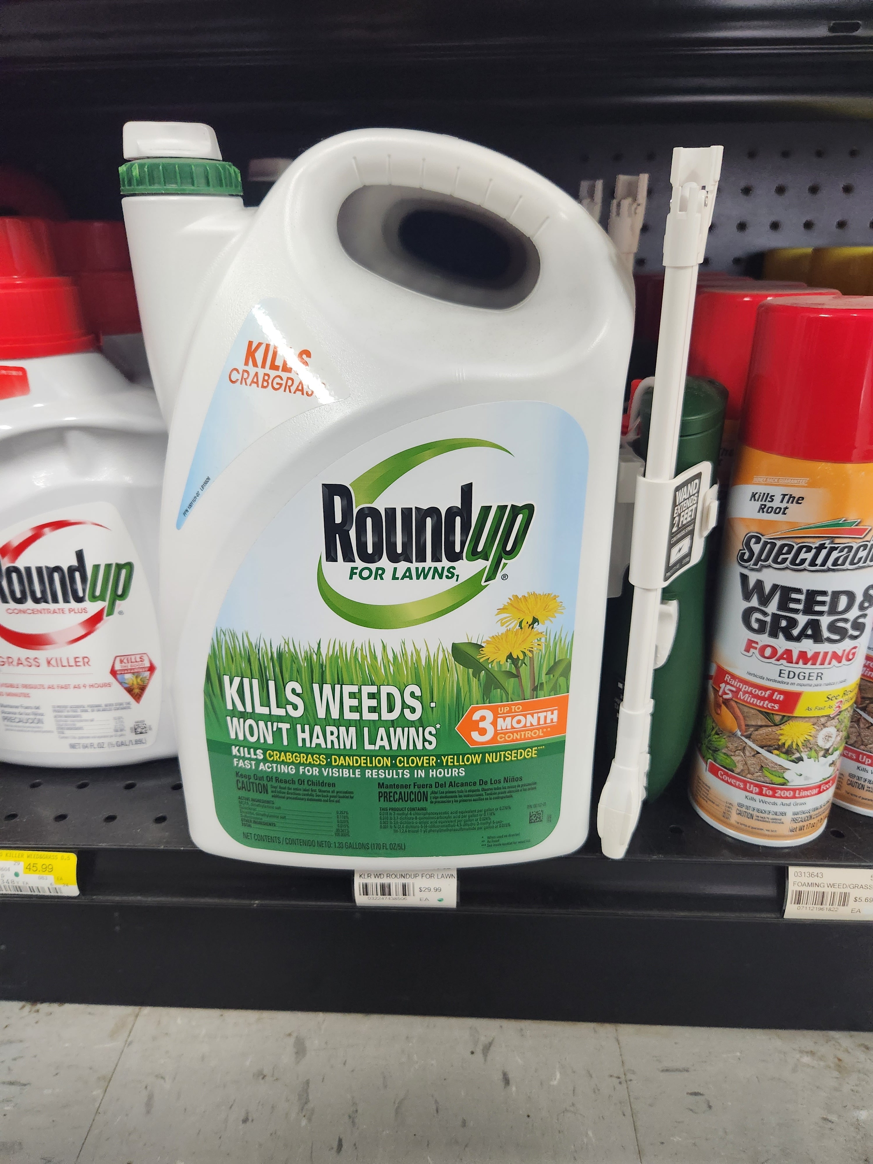 Roundup For Lawns₁ Ready-to-Use (Northern), Weed Killer, 1.33 gal.