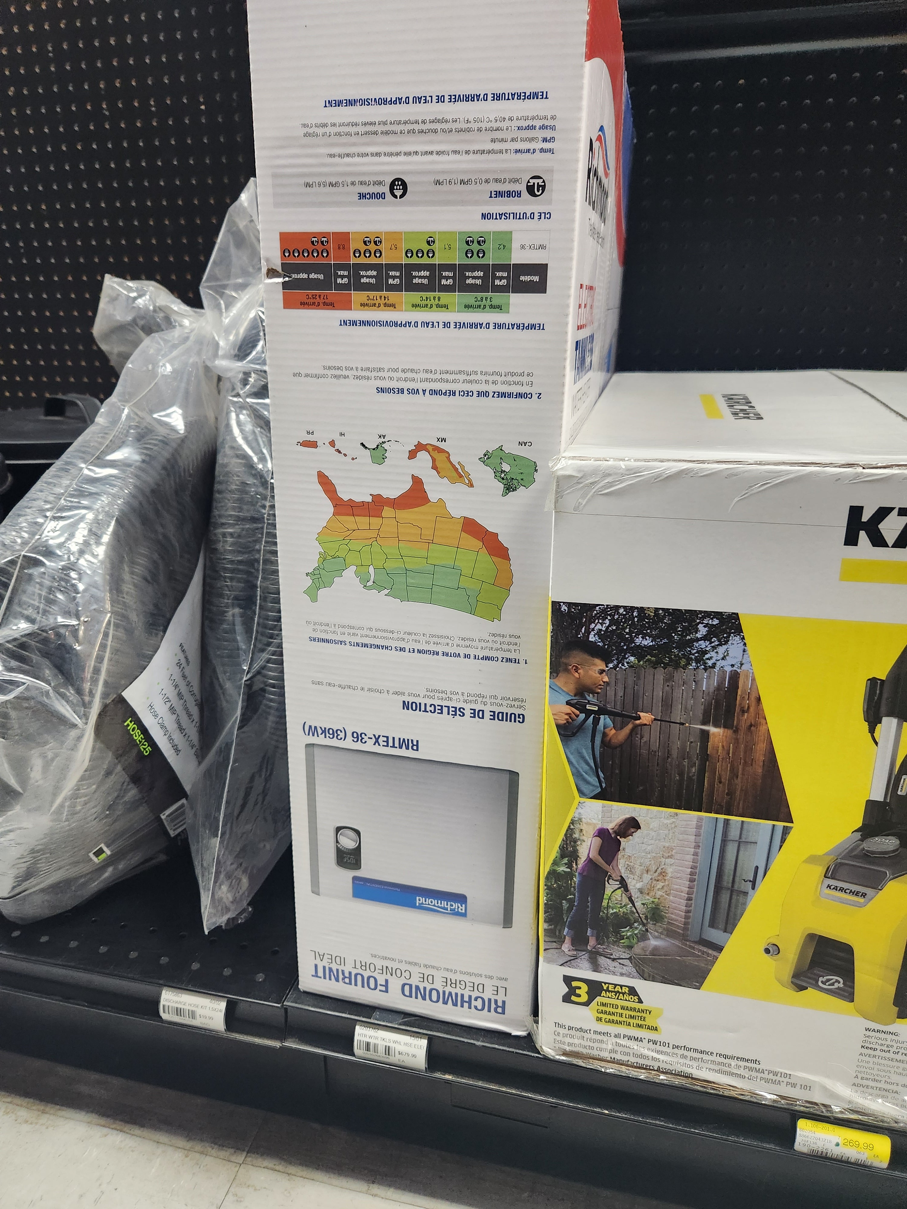 Rheem Richmond RMTEX-36 Richmond Heater Water Tankless Wheel Hse Elec 36Kw