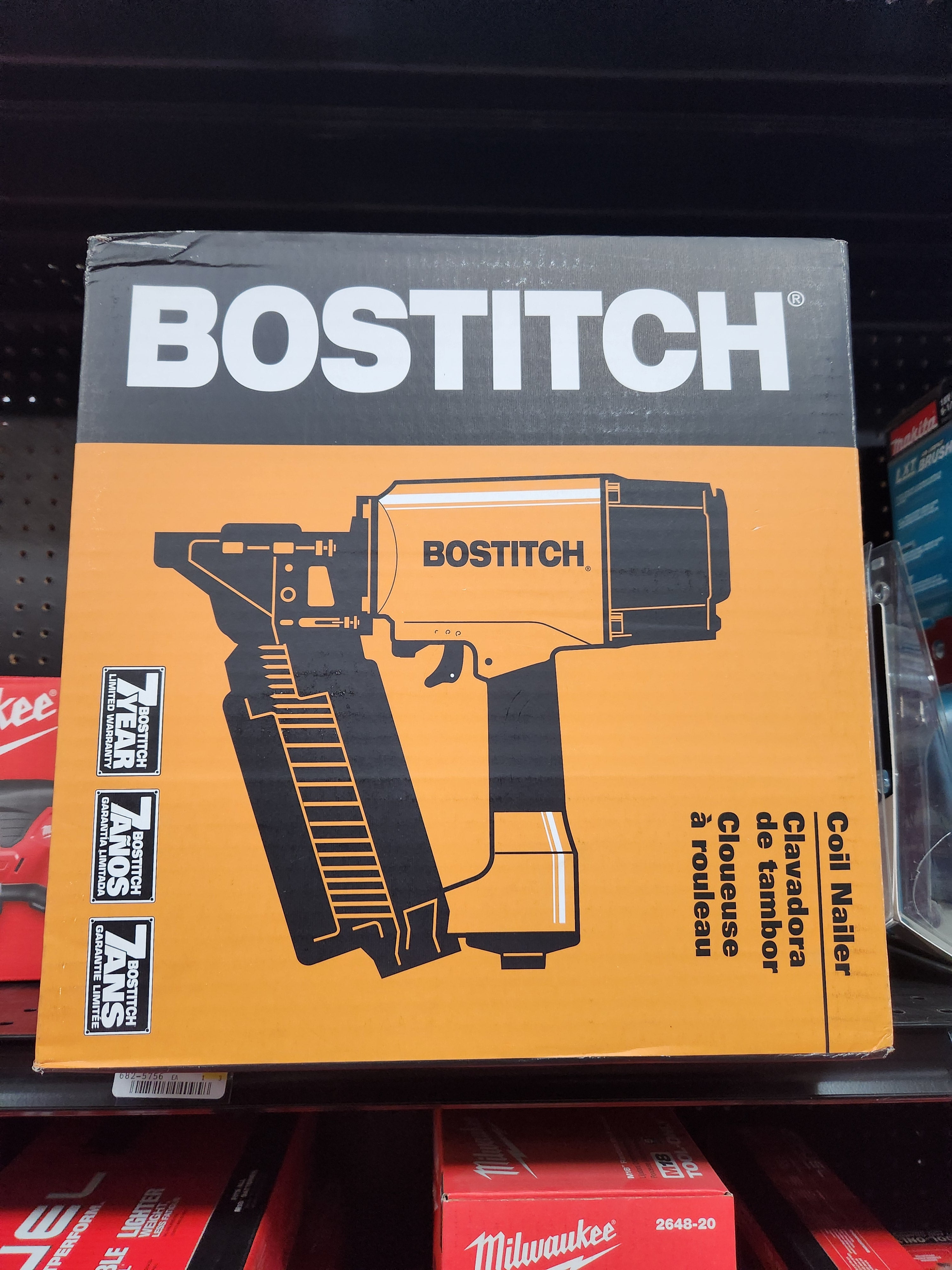 Bostitch Coil Nailer -- N80CB-1