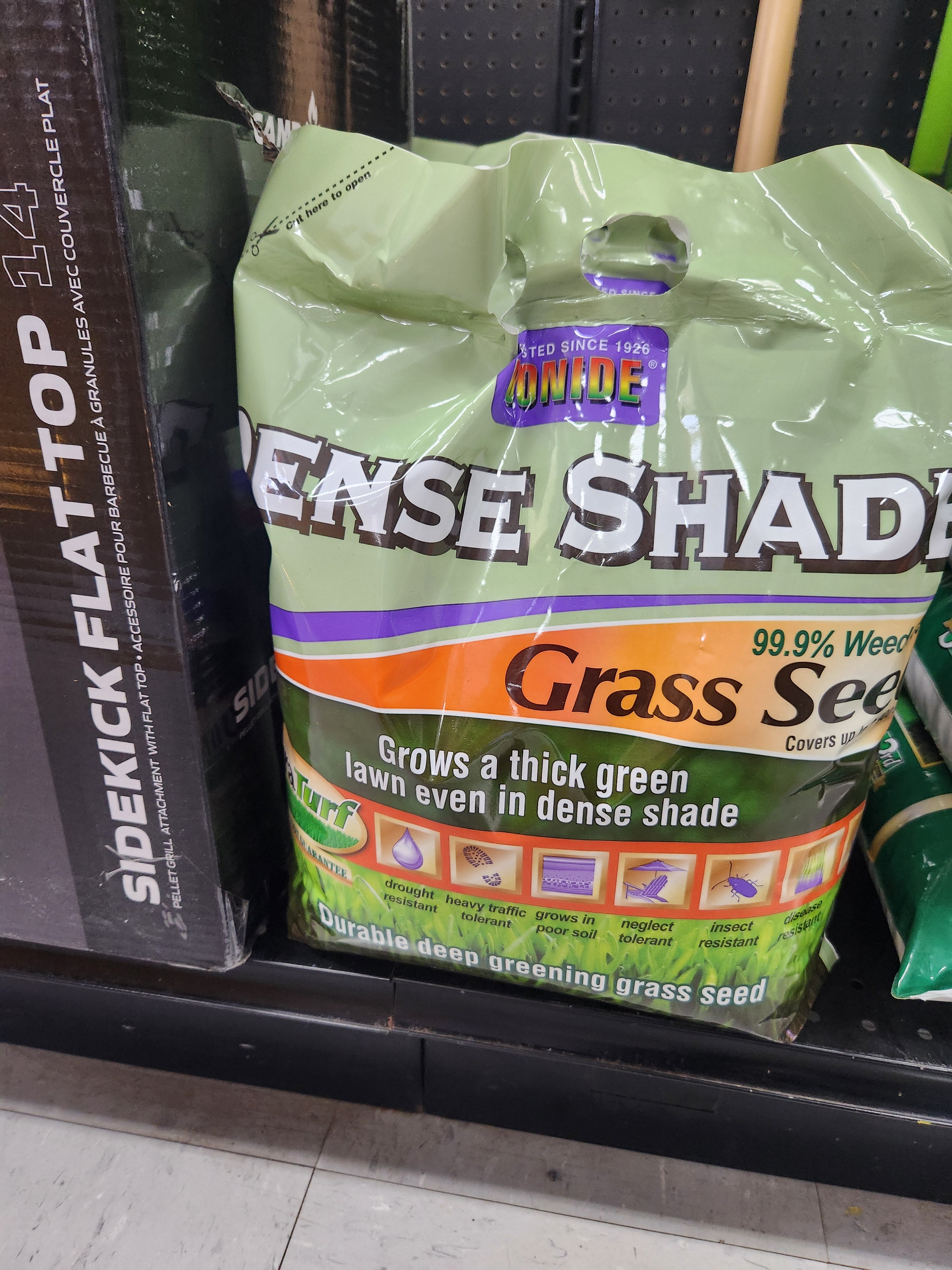 BONIDE Grass Seed 60211 Dense Shade Grass Seed, 3 lb