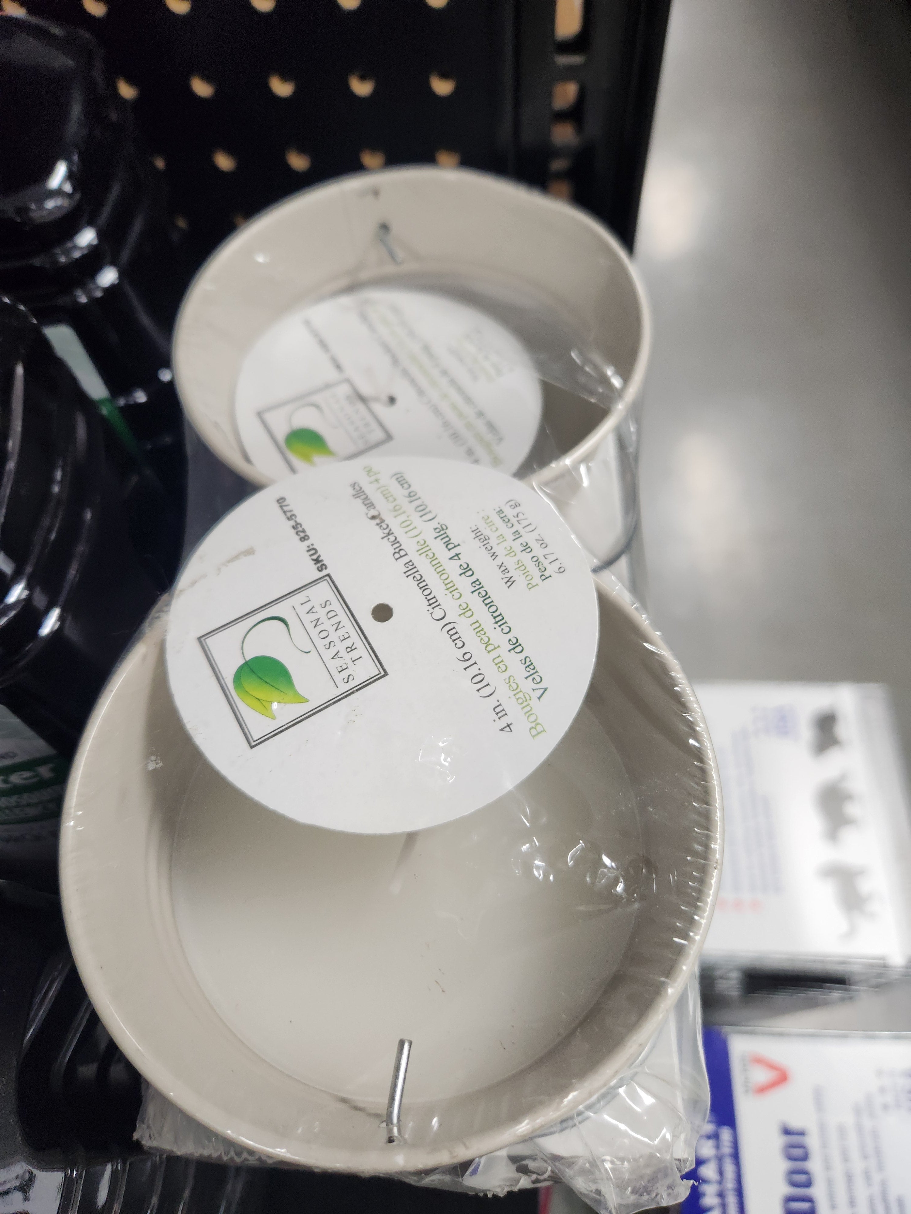 Seasonal Trends Candle with Handle Bucket, Citronella 4in