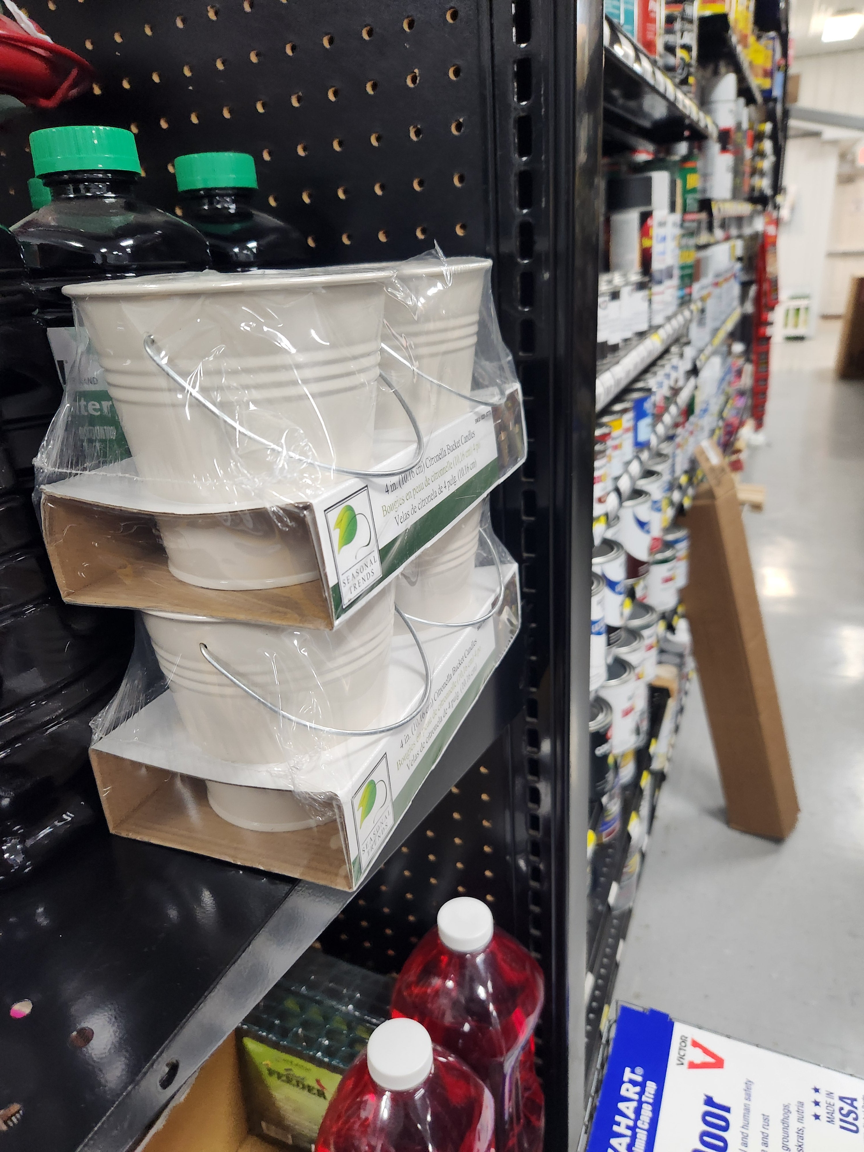 Seasonal Trends Candle with Handle Bucket, Citronella 4in