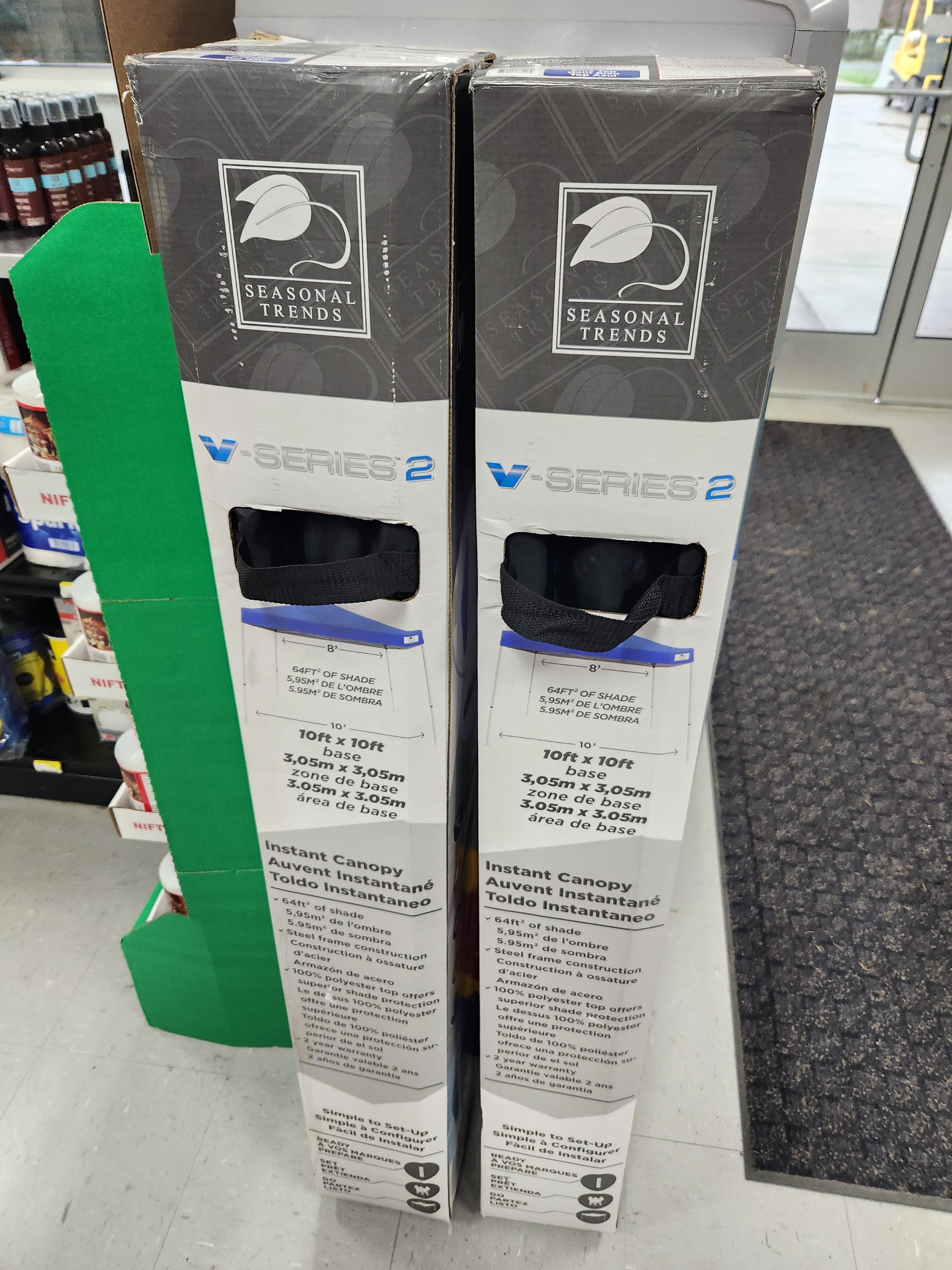 Seasonal Trends V-Series 2 - 10x10 instant canopy blue