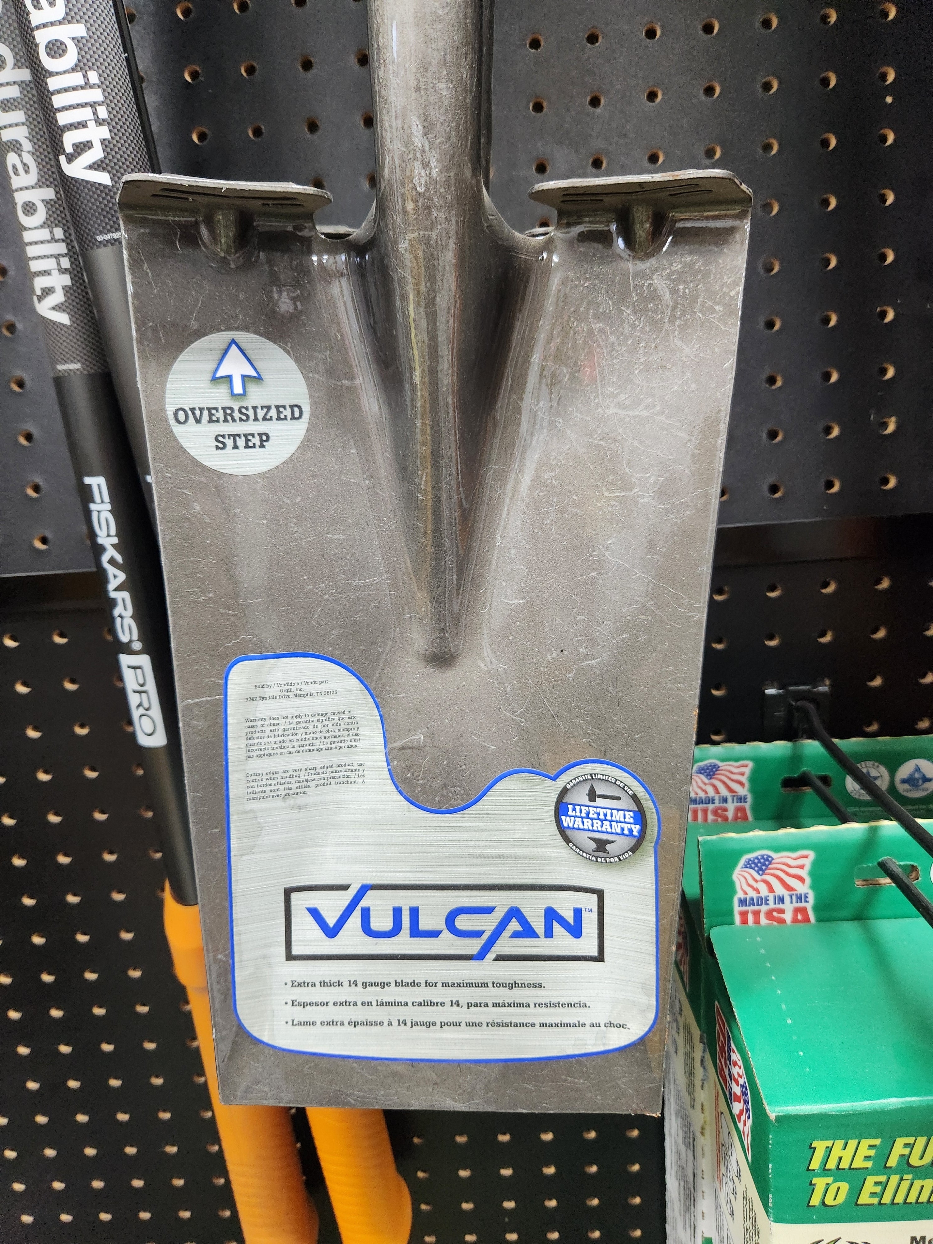 VULCAN Spade Garden Sq Pt Fib Hdl29In - 34540