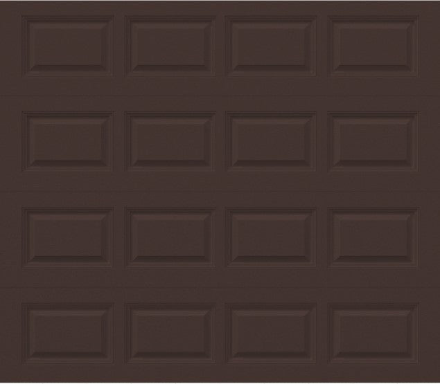 Raynor 8'7"x7' Trademark, Brown, Insulated, N1 Glass Windows --- Door 228