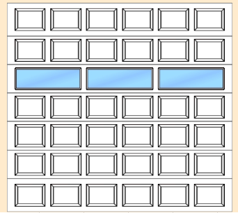 Raynor 12' x 11', CTMK, White, Colonial, Insulated, Windows - Ranch, TOR, 15LHF -- Door #313