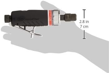 Ingersoll Rand 3107G Air Die Grinder Edge Series – 1/4", Heavy Duty, Straight, Ergonomic Grip, Ball Bearing Construction, Lightweight Tool, Black