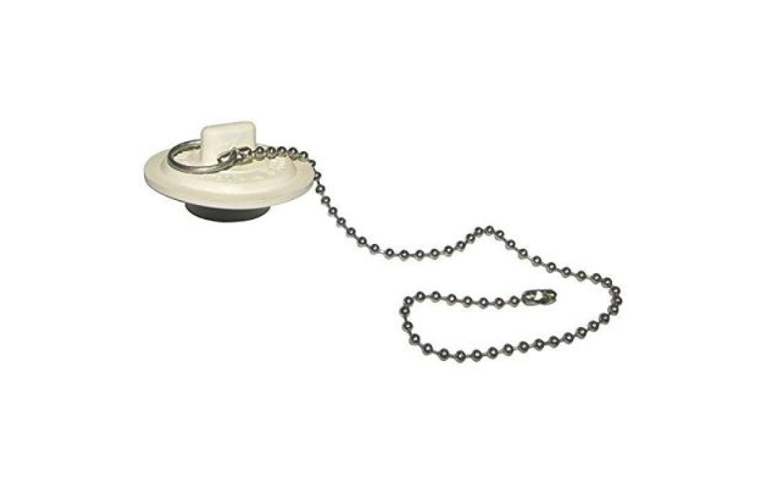 Plumb Pak PP820-4 Tub Stopper White Rub 1-1/2-2