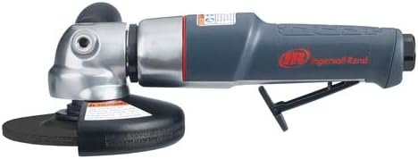 Ingersoll Rand 3445MAX Air Angle Grinder, 4.5" Wheel, 5/8 in.- 11 Thread, 12000 RPM, Rear Exhaust, 0.88 HP, Gray
