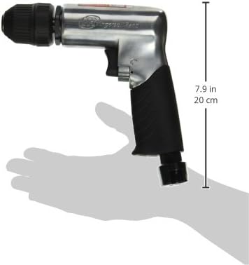Ingersoll Rand 7811G Air Drill, 3/8 in Chuck, Keyless Chuck, 1/4 in Air Inlet