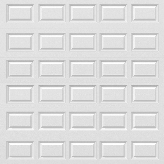 Hormann 3200, 10'x10' White, Insulated, Short Raised, NO Window, Hi Lift -- Door #340