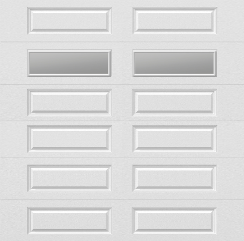 CHI 10'x10' 4251, Long Panel, Insulated, Long Panel Windows, White, TOR, 15R Track -- Door #350