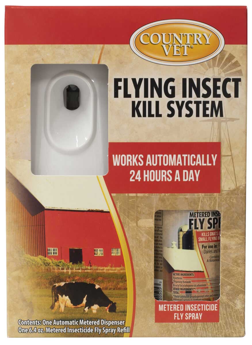 Country Vet Automatic Flying Insect Kill System for Farms, Dairies and Kennels