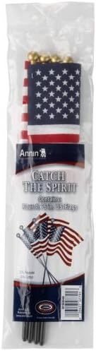 Annin Flagmakers 4x6 US Hand Flag 9150546 -- 4PK